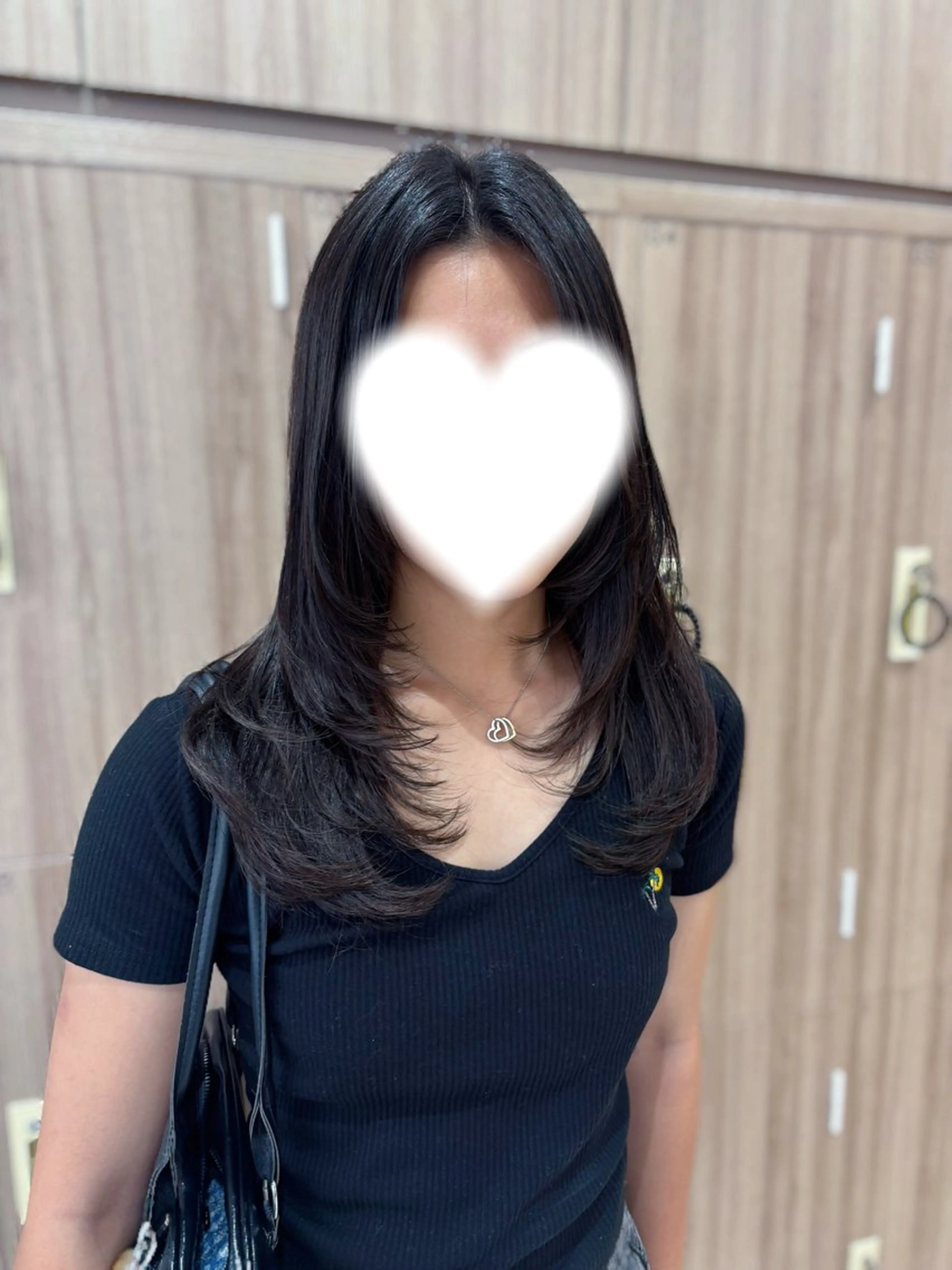 ロング ロングレイヤー レイヤーカット ロング カット 縮毛矯正 波巻きスパイラル・ カルマ/aoiのヘアスタイル