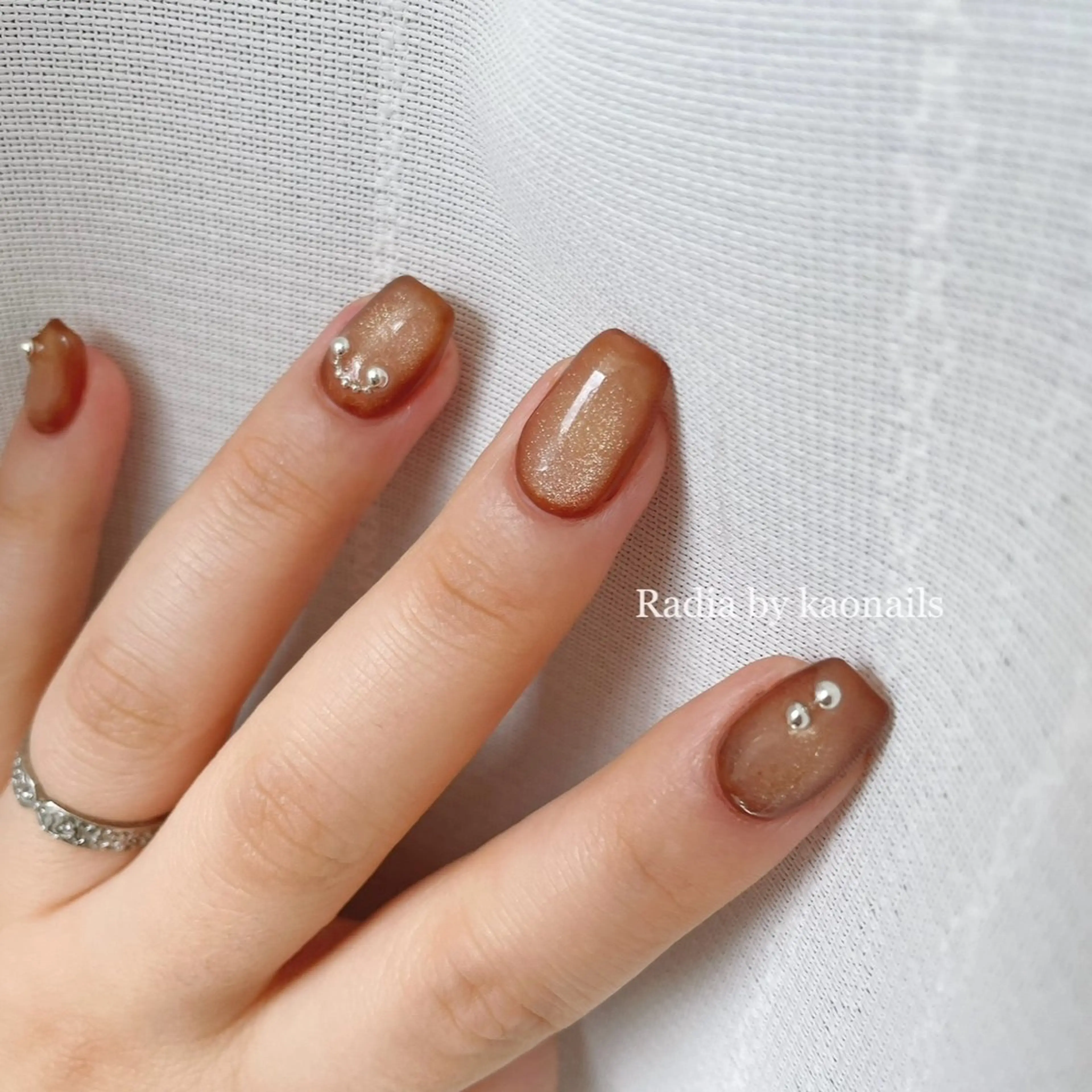 ネイル ハンドネイル Radia bykaonailsのネイルデザイン