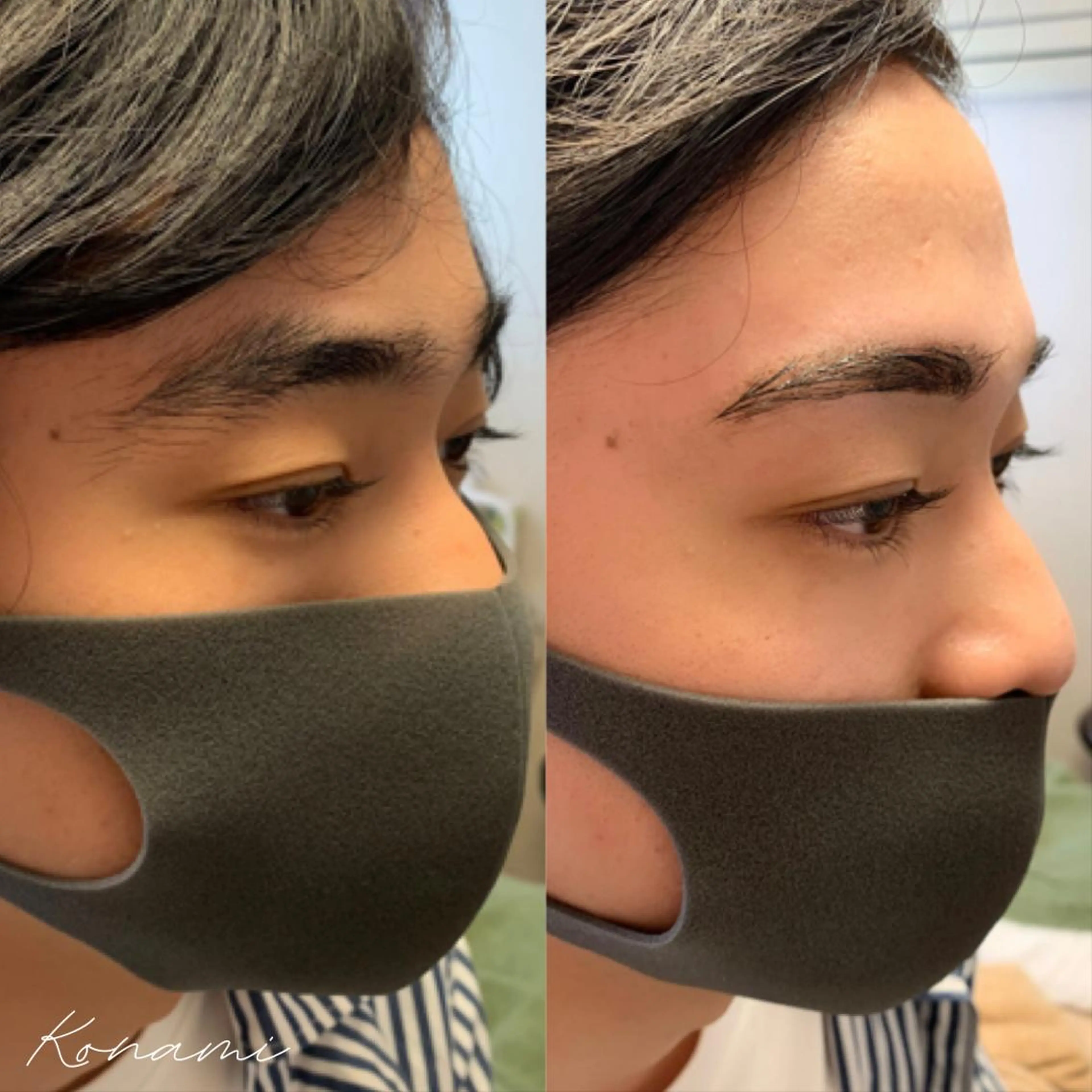 メンズ アイブロウ ワックス脱毛 シードリン 府内店 小波の眉毛・アイブロウイメージ