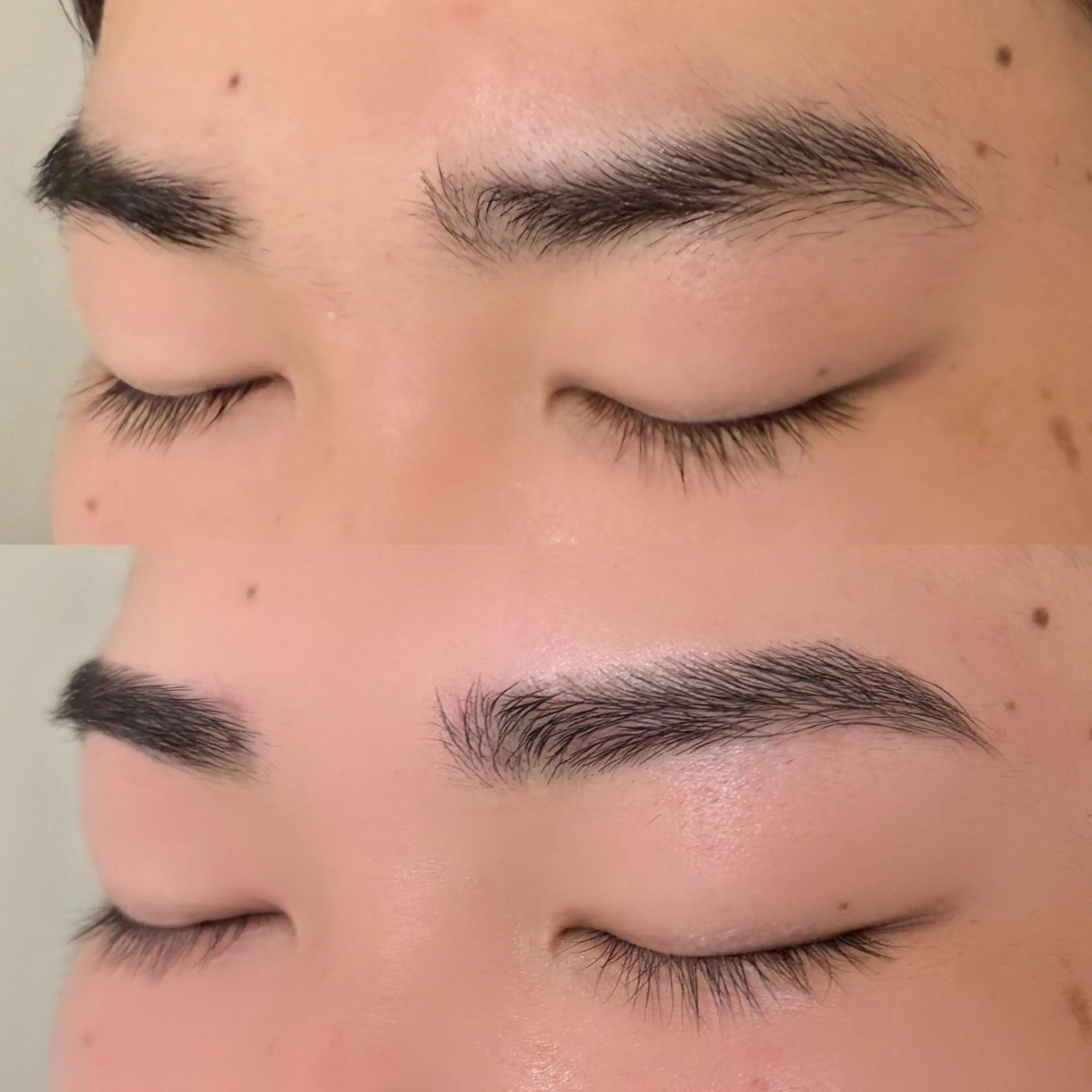 メンズ アイブロウ メンズアイブロウ ワックス脱毛 iplus✴ まつげ、眉毛、耳つぼのマツエク・マツパデザイン