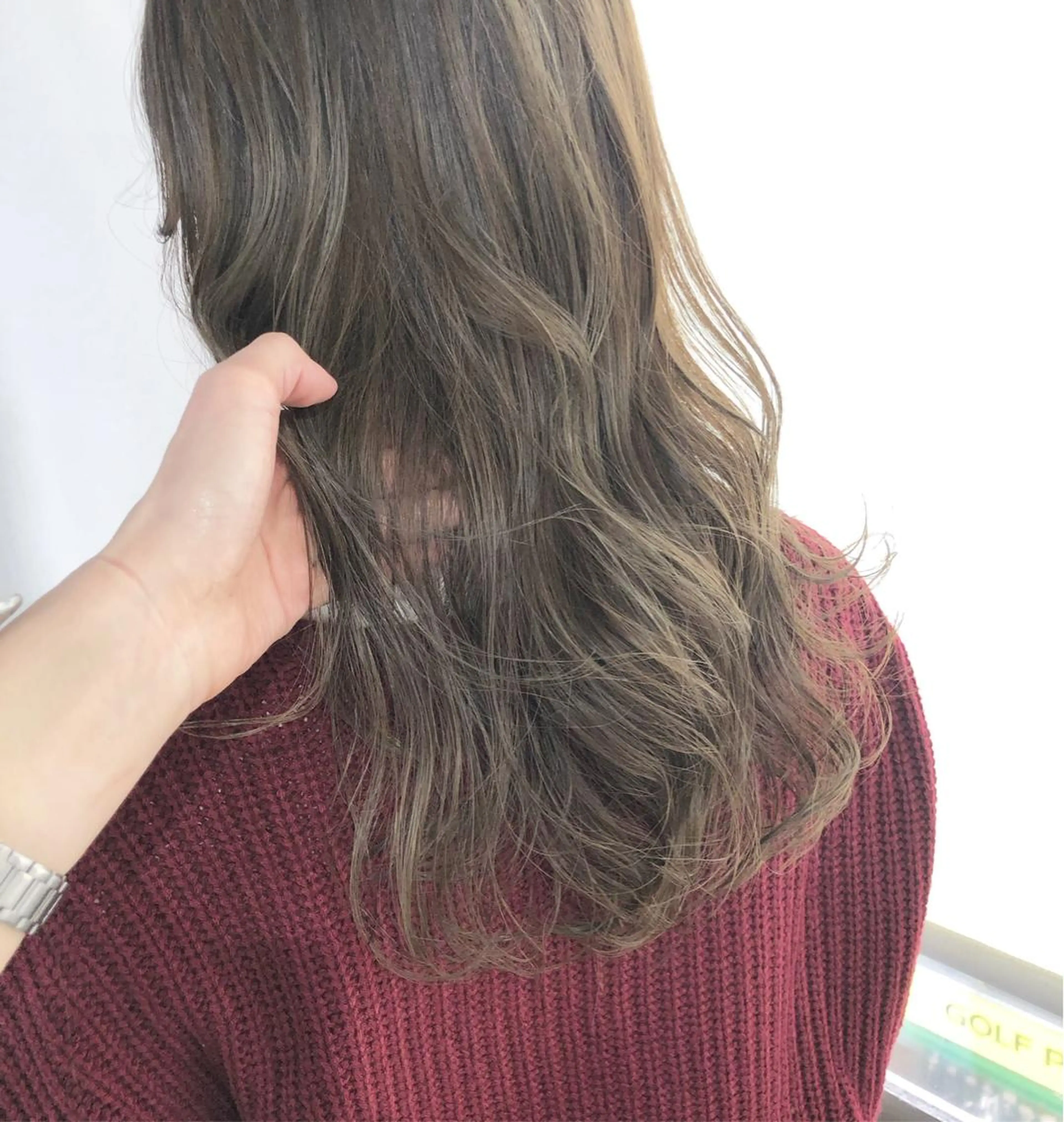 セミロング カラー ベージュカラー ミルクティーベージュ icon.hakata所属・kazuki iconのヘアスタイル