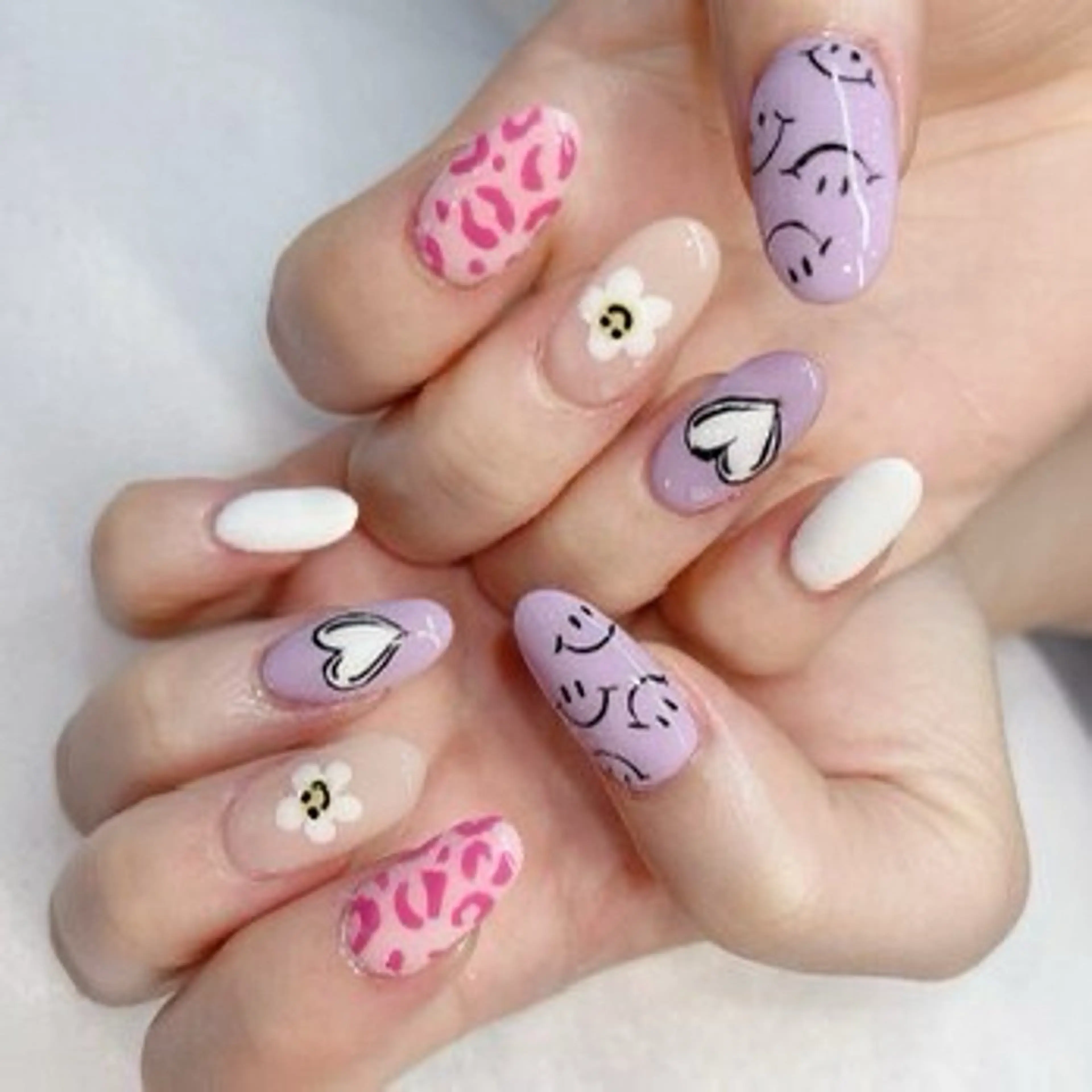 ネイル ハンドネイル 💜MIYA nail川崎店のネイルデザイン