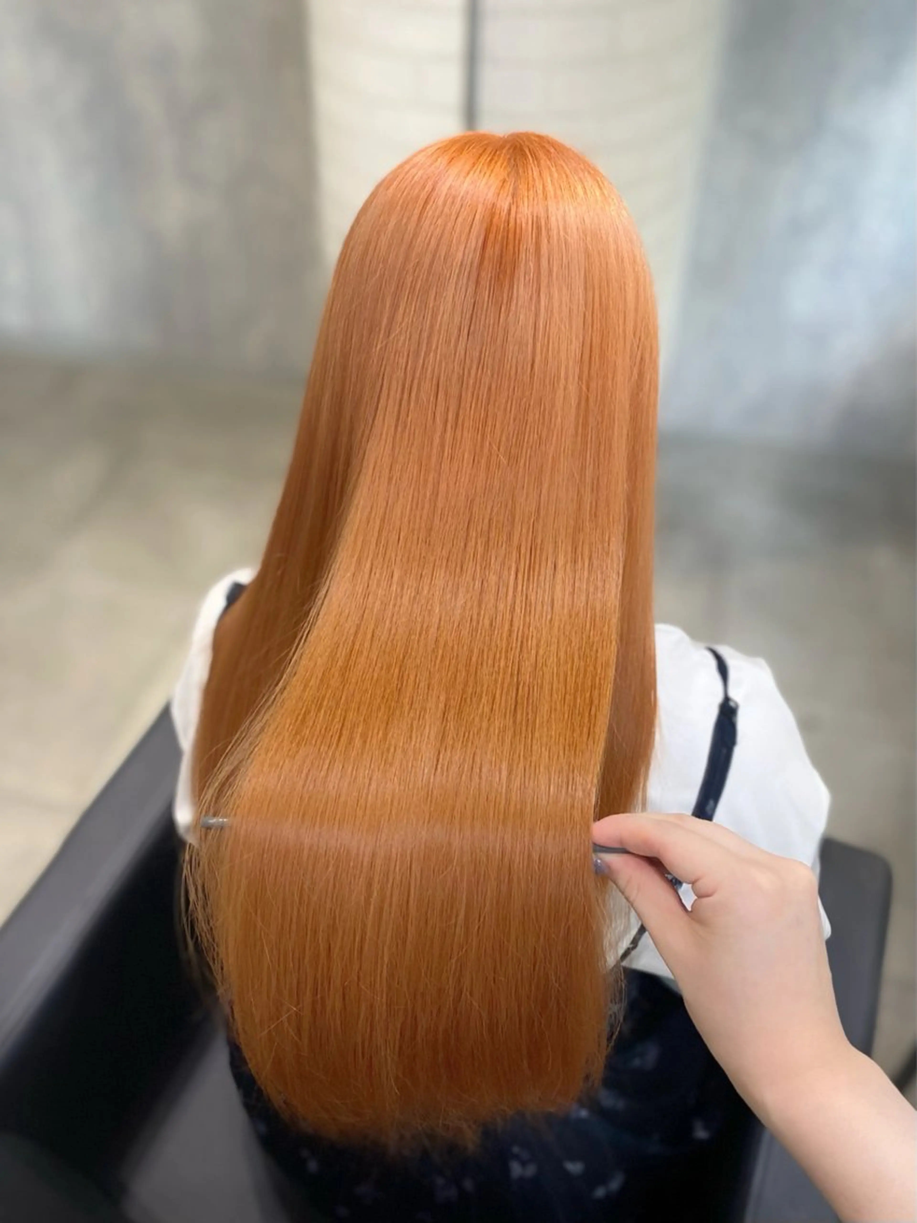 ロング カラー 透明感カラー カット ヘアカラー トリートメント shiori /艶髪 /顔周り/髪質改善のヘアスタイル