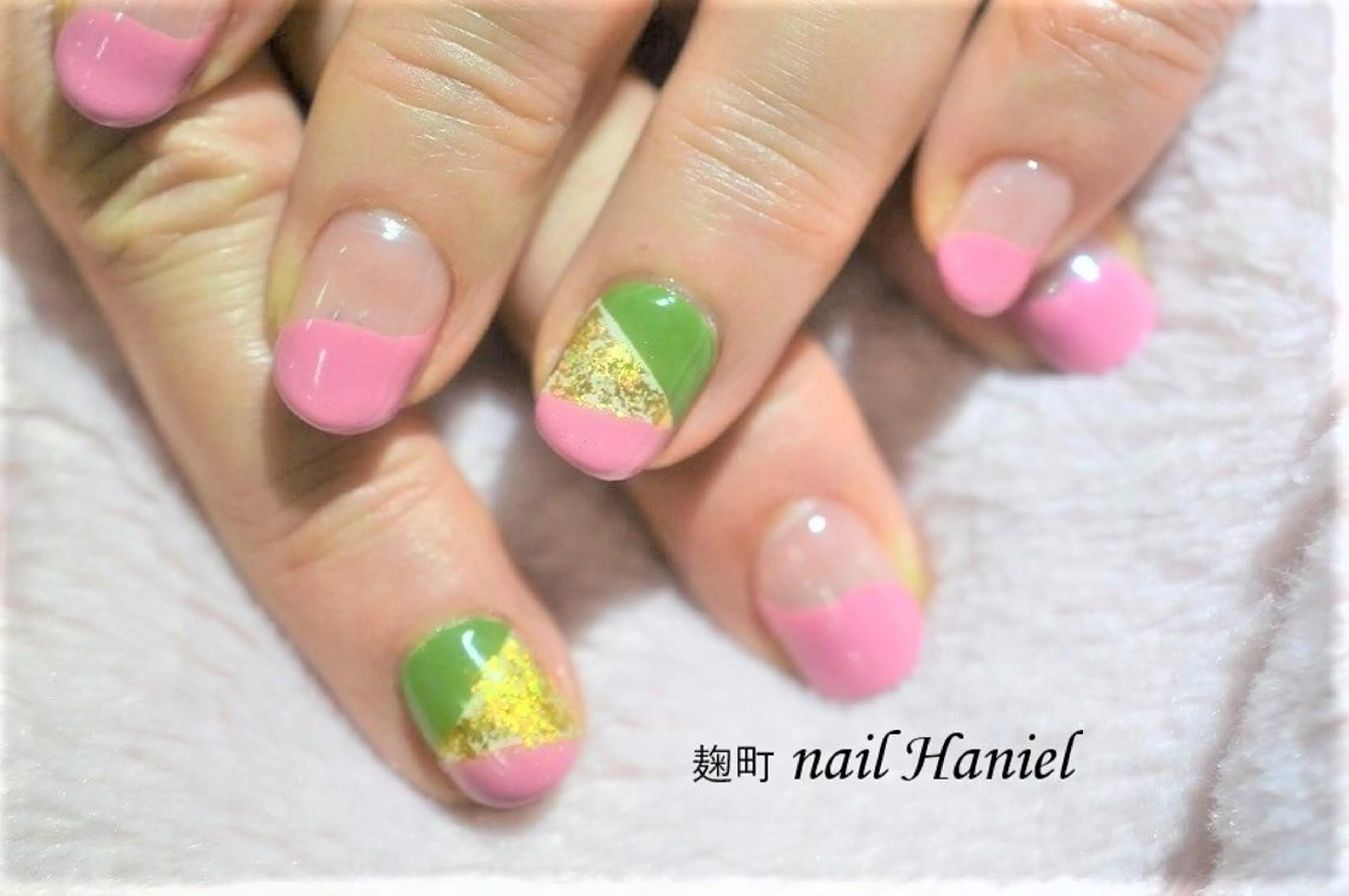 ネイル アートネイル ジェルネイル パラジェル nail Haniel所属・半蔵門サロンハニエル 魅神 ちよのネイルデザイン