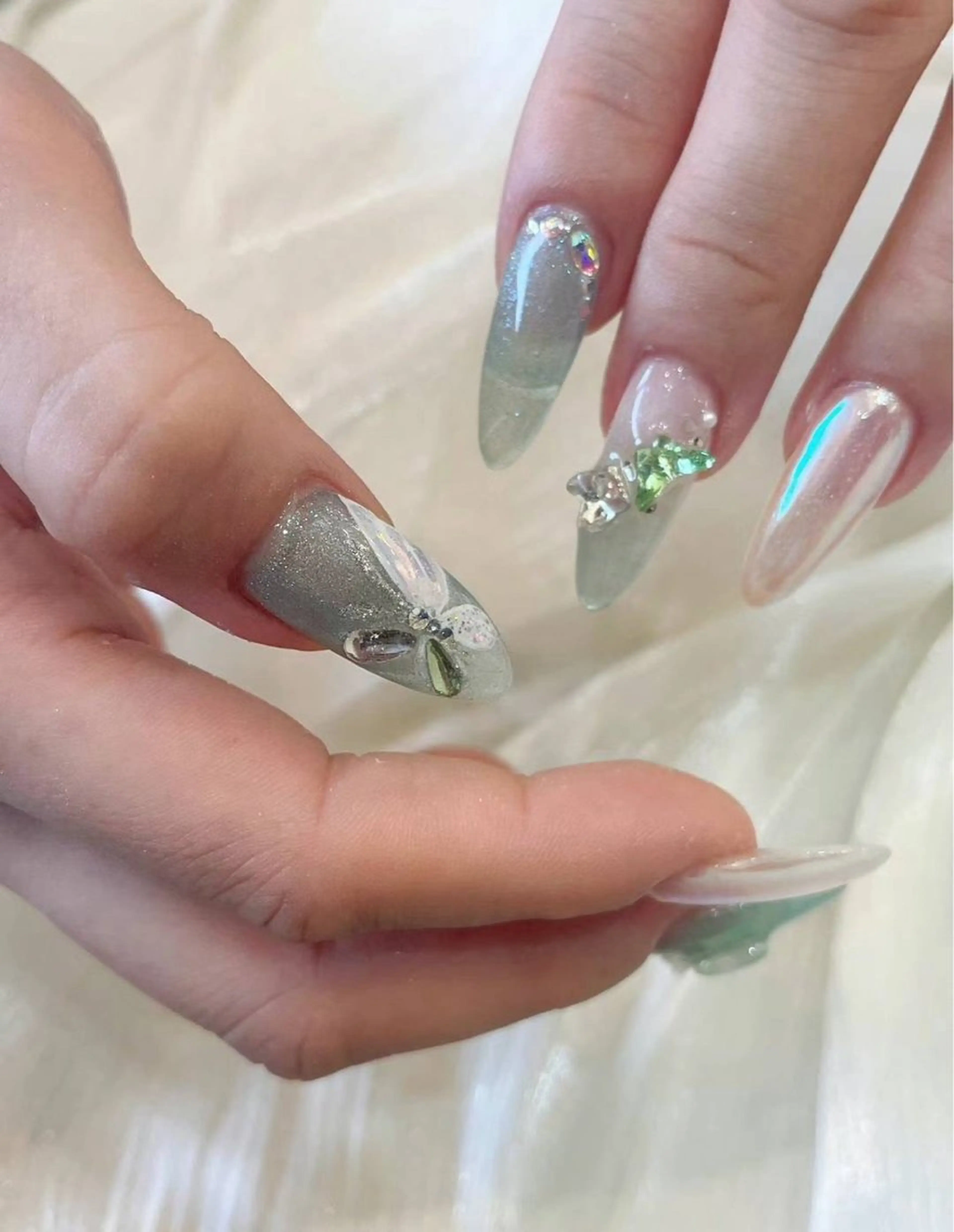ネイル アートネイル フラワーネイル フットネイル ジェルネイル マグネットネイル Babarla Nailのネイルデザイン