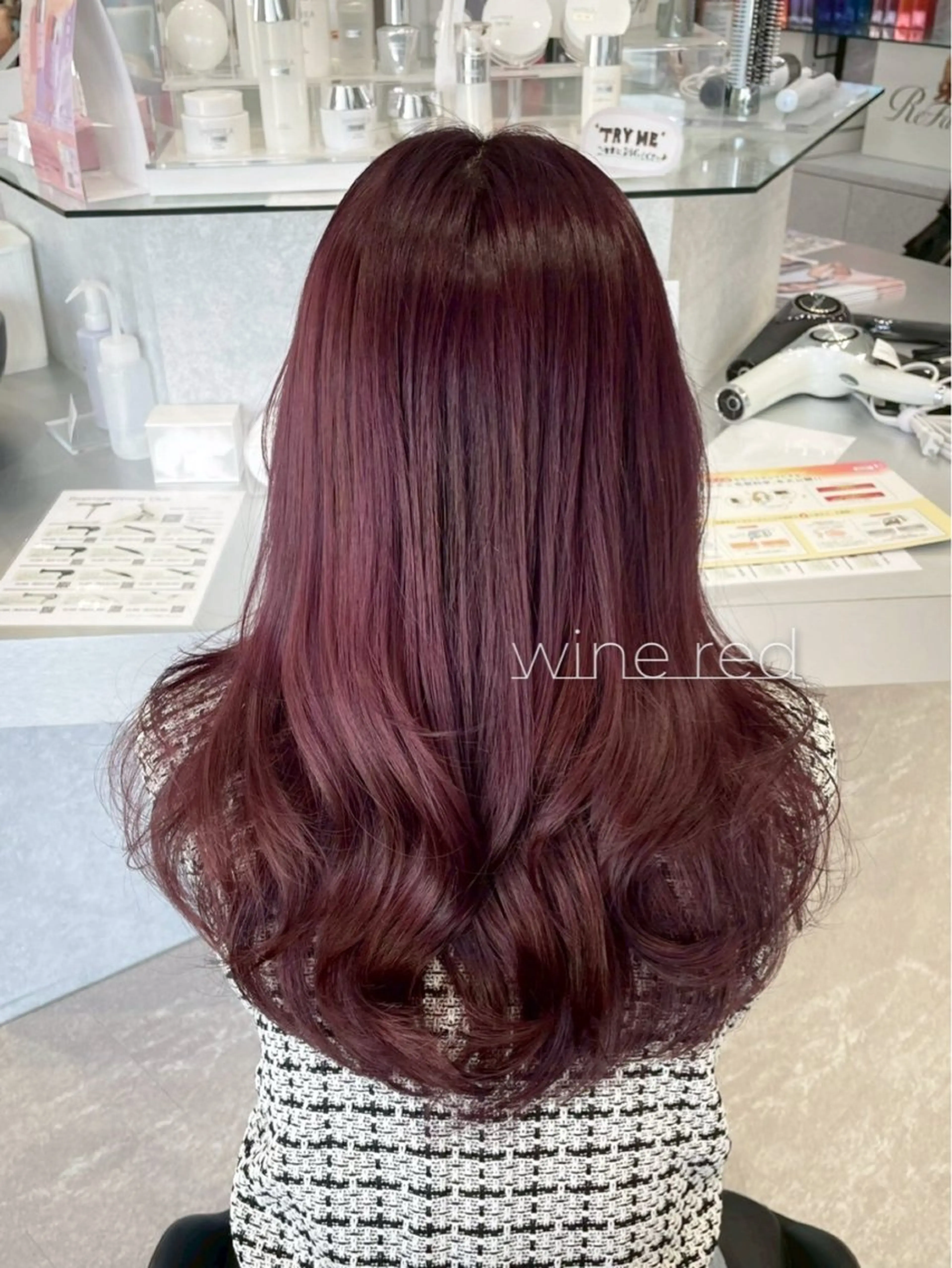 ロング ヘアカラー ハイトーン/髪質改善 RENAのヘアスタイル