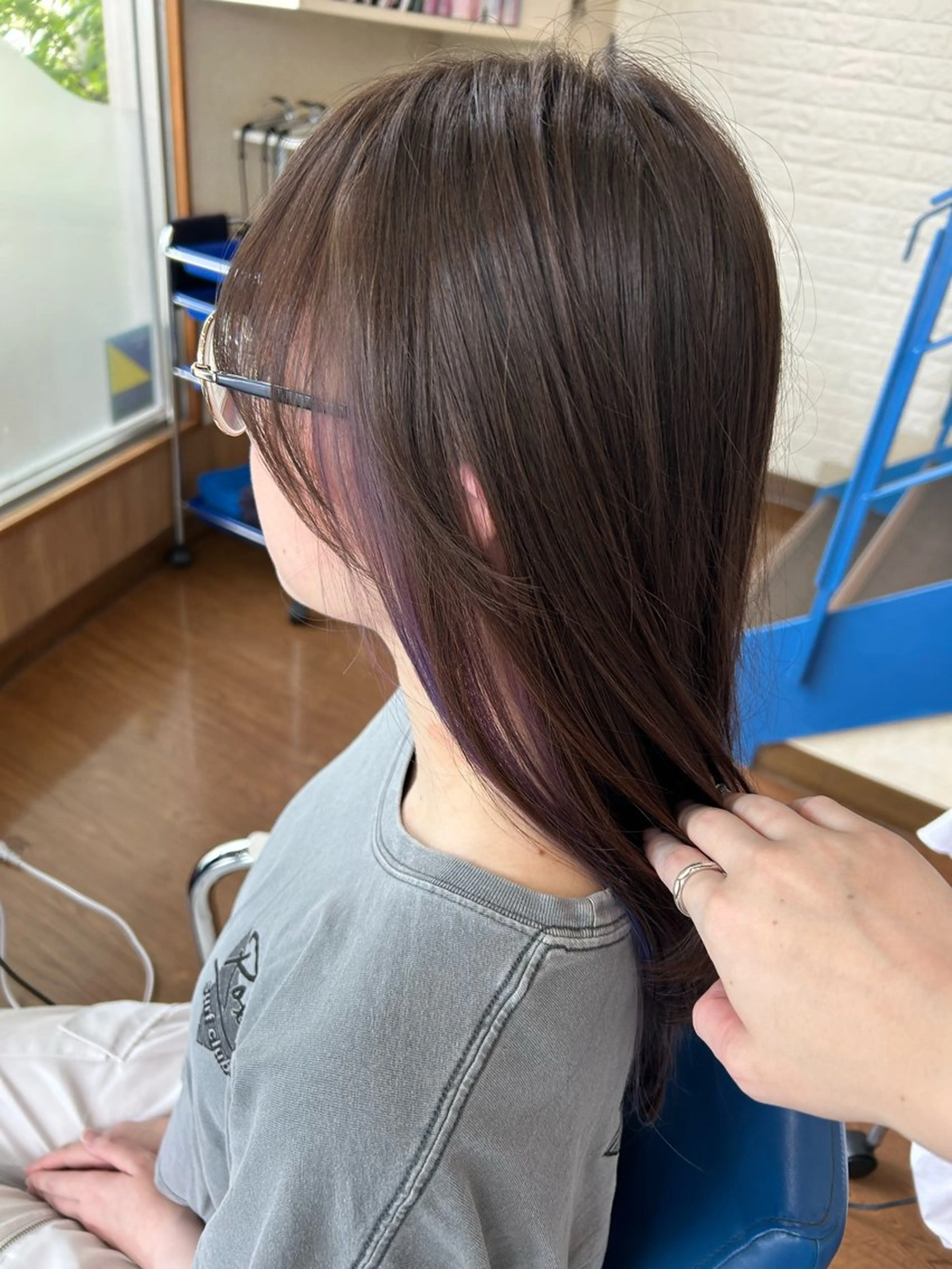 ロング カラー インナーカラー ヘアカラー hair＆make CIEL所属・武井 哉子のヘアスタイル