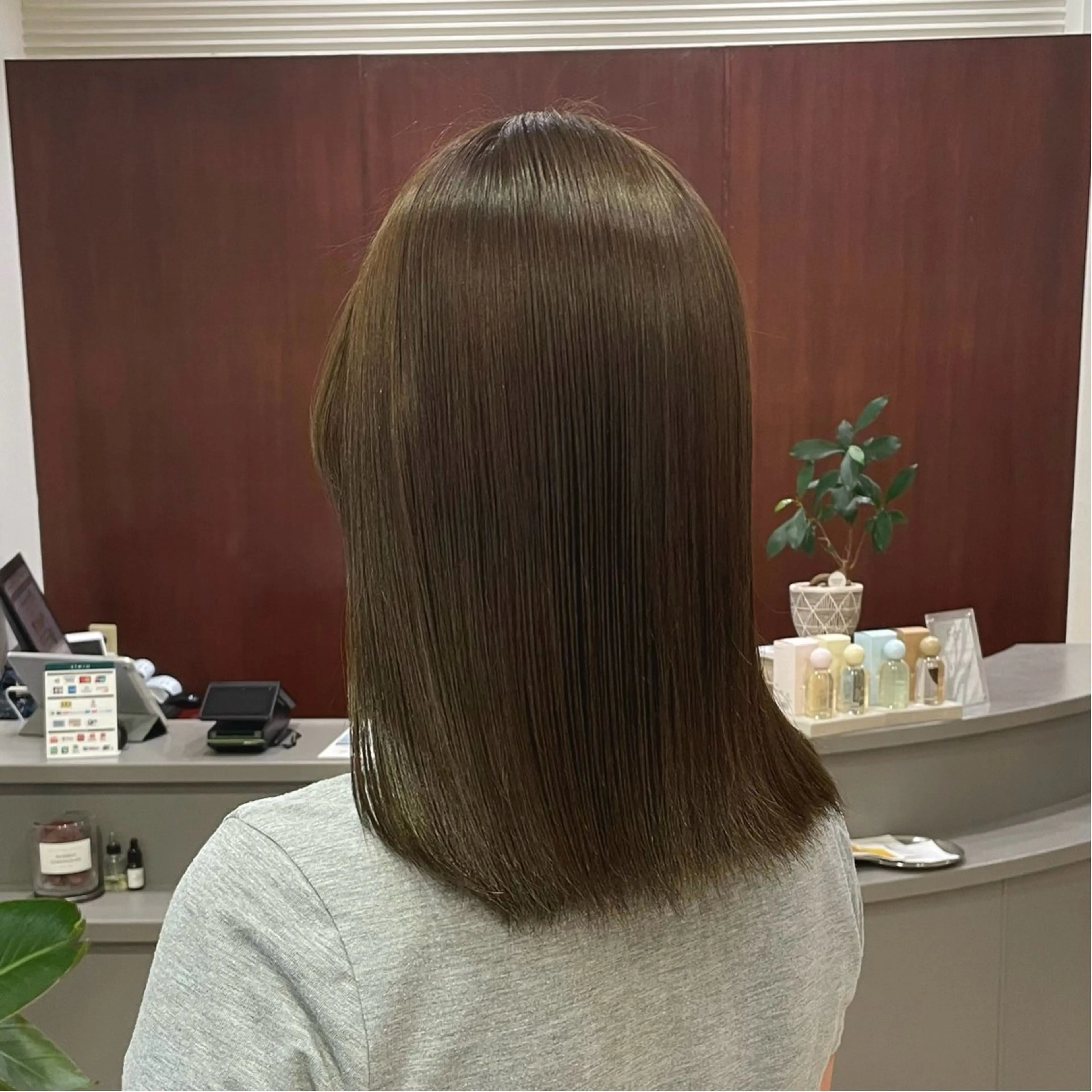 カラー オリーブカラー ヘアカラー トリートメント alu【アル】 Ayuiのヘアスタイル