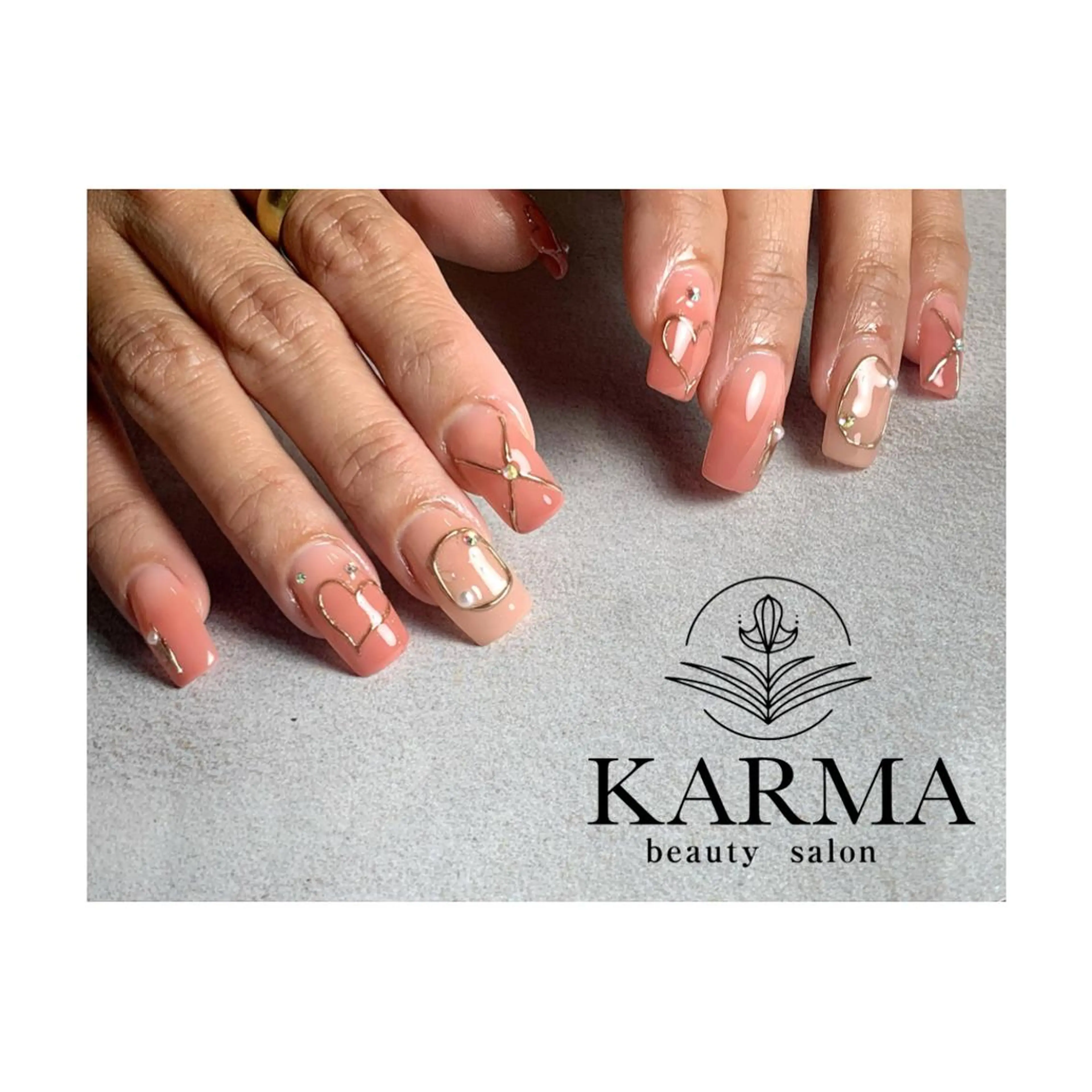 セミロング ネイル ハンドネイル KARMA salonのネイルデザイン