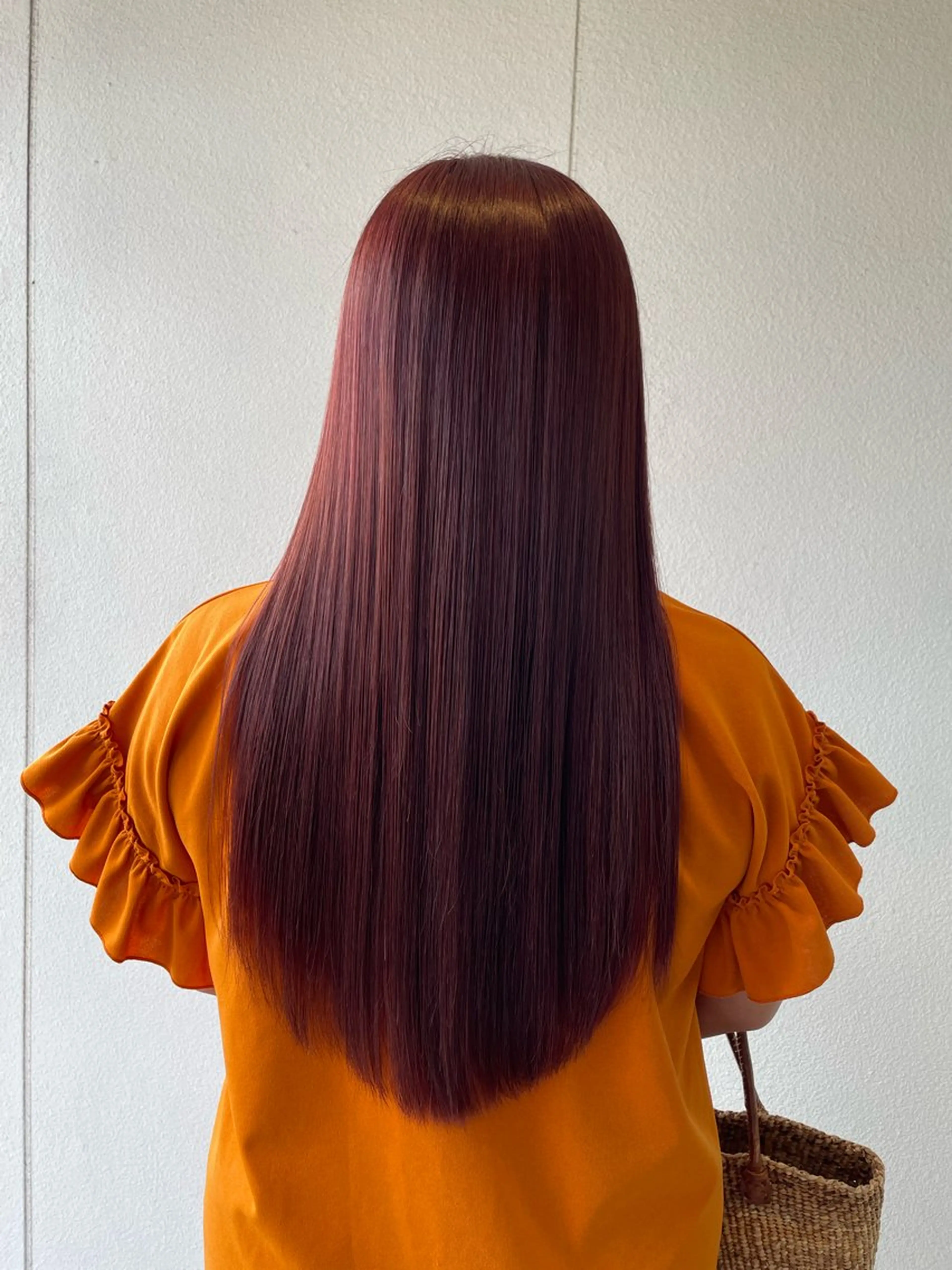 ロング カラー 坂尻 嘉珠也のヘアスタイル