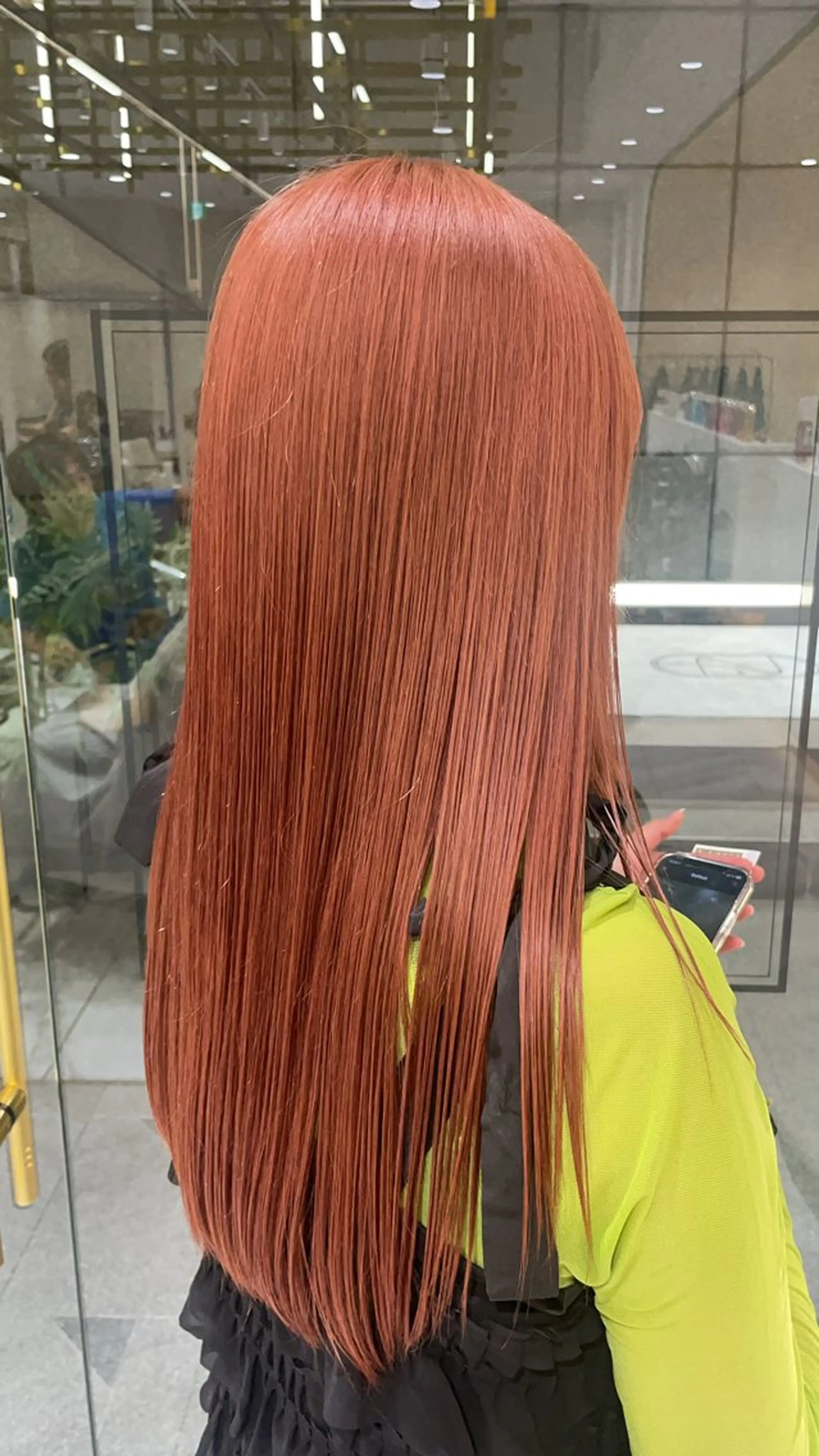 ロング カラー ブリーチ ケアブリーチ 透明感カラー ダブルカラー ハイライトカラー 透明感カラー/ 縮毛矯正/ユイ☆彡のヘアスタイル
