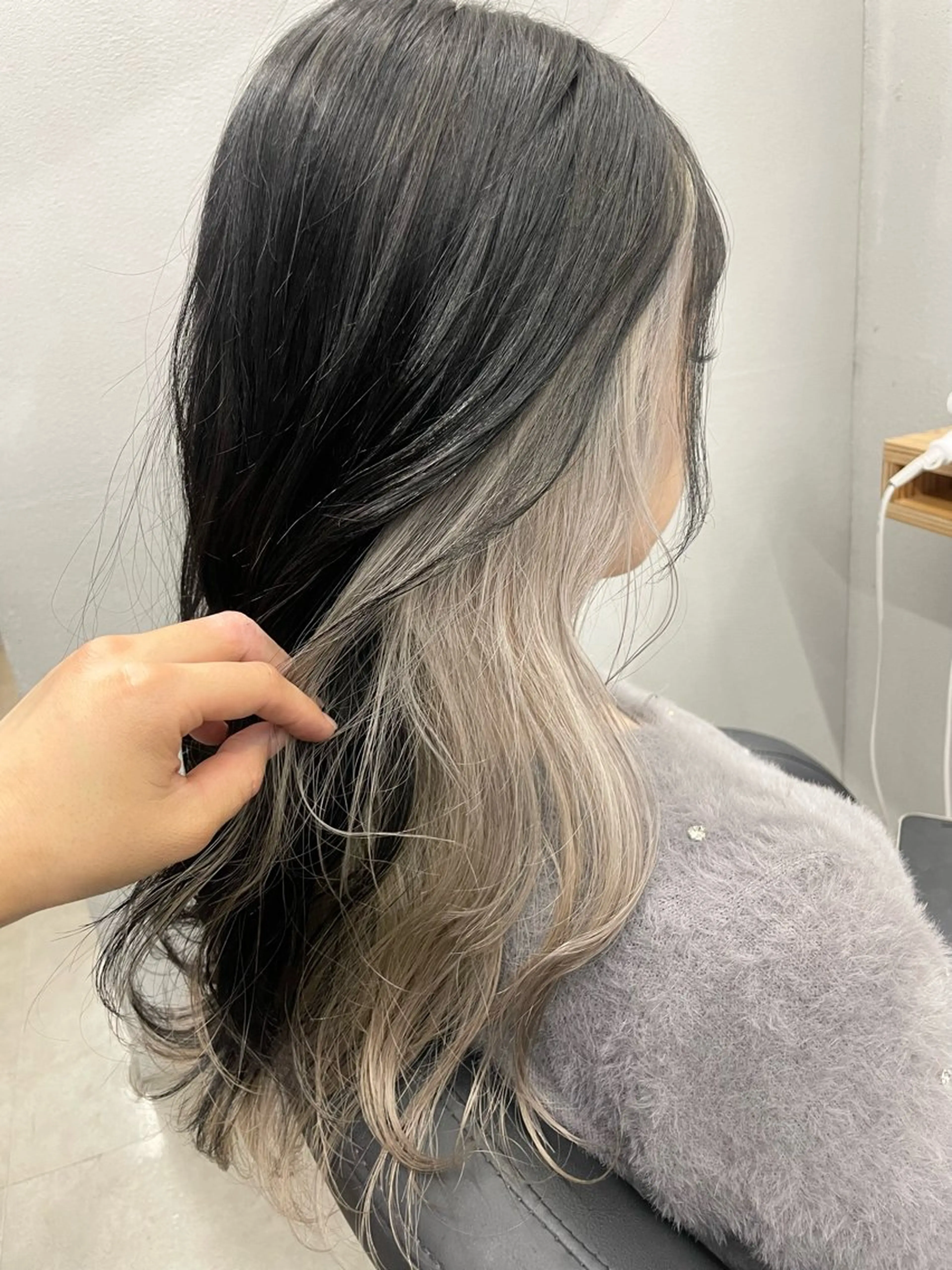 セミロング カット ヘアカラー ひより ／Nのヘアスタイル