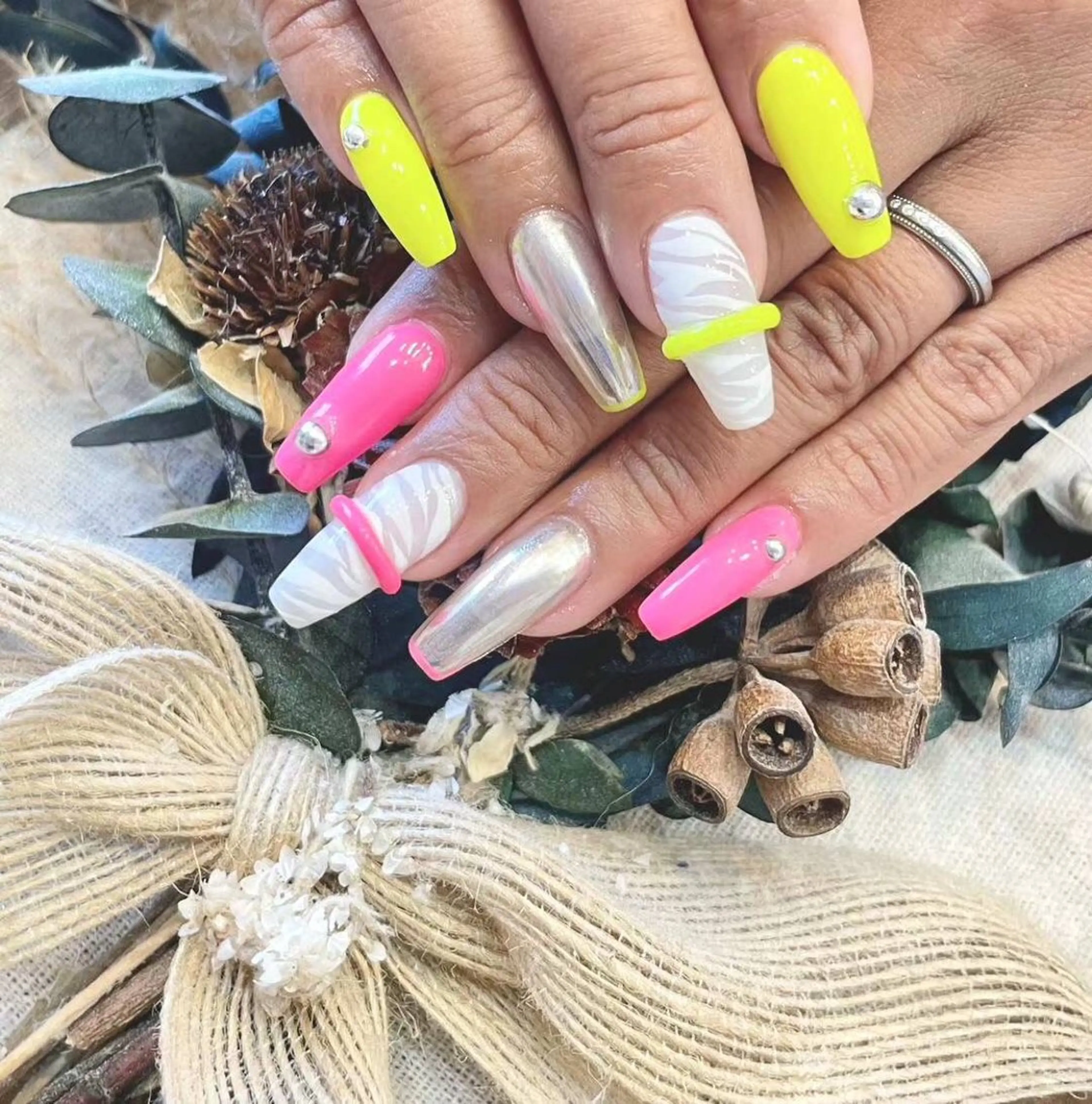 ネイル オーロラネイル My nail所属・babarla Nailのネイルデザイン