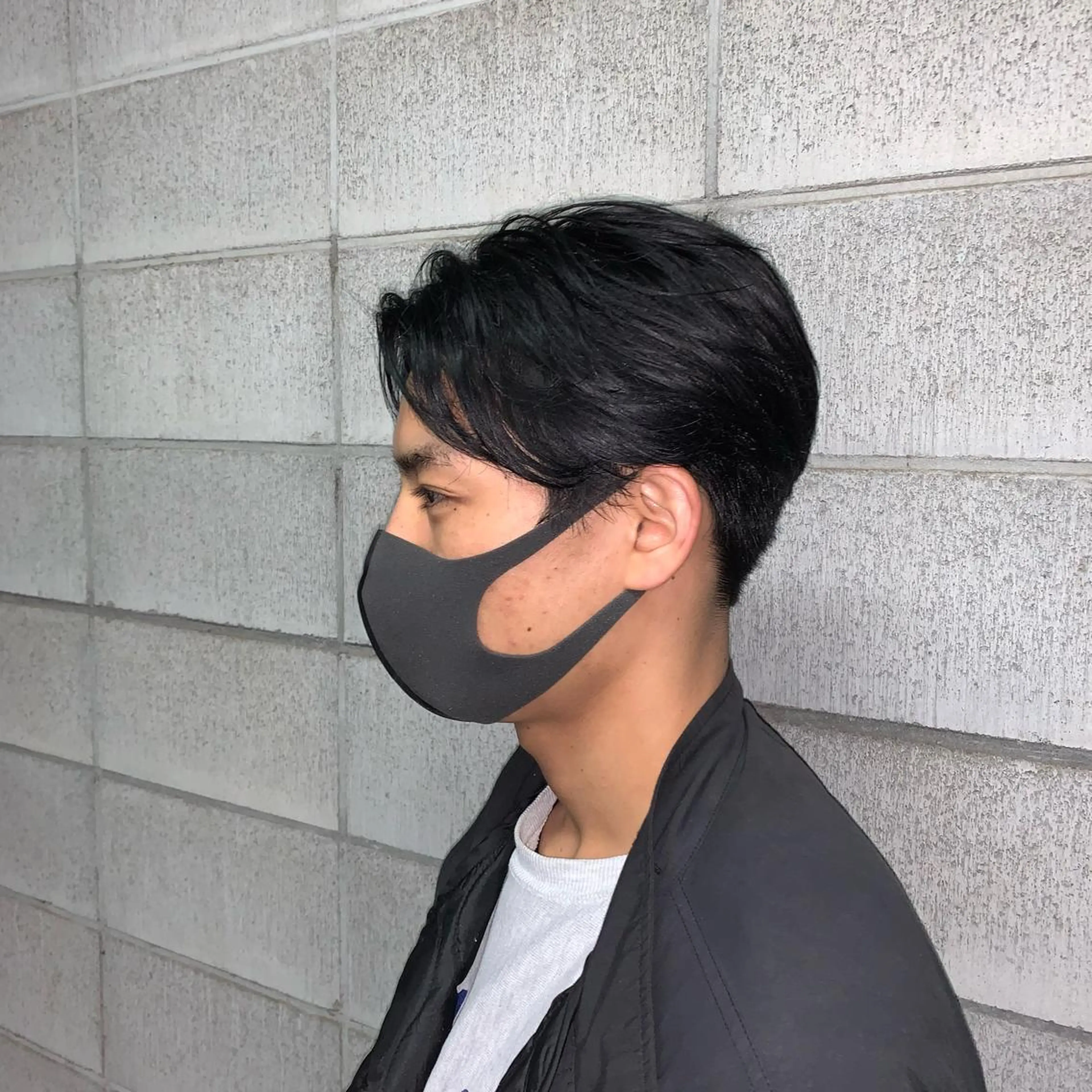 メンズ カット スパイキーパーマ 柏NO1 藤本葉のヘアスタイル