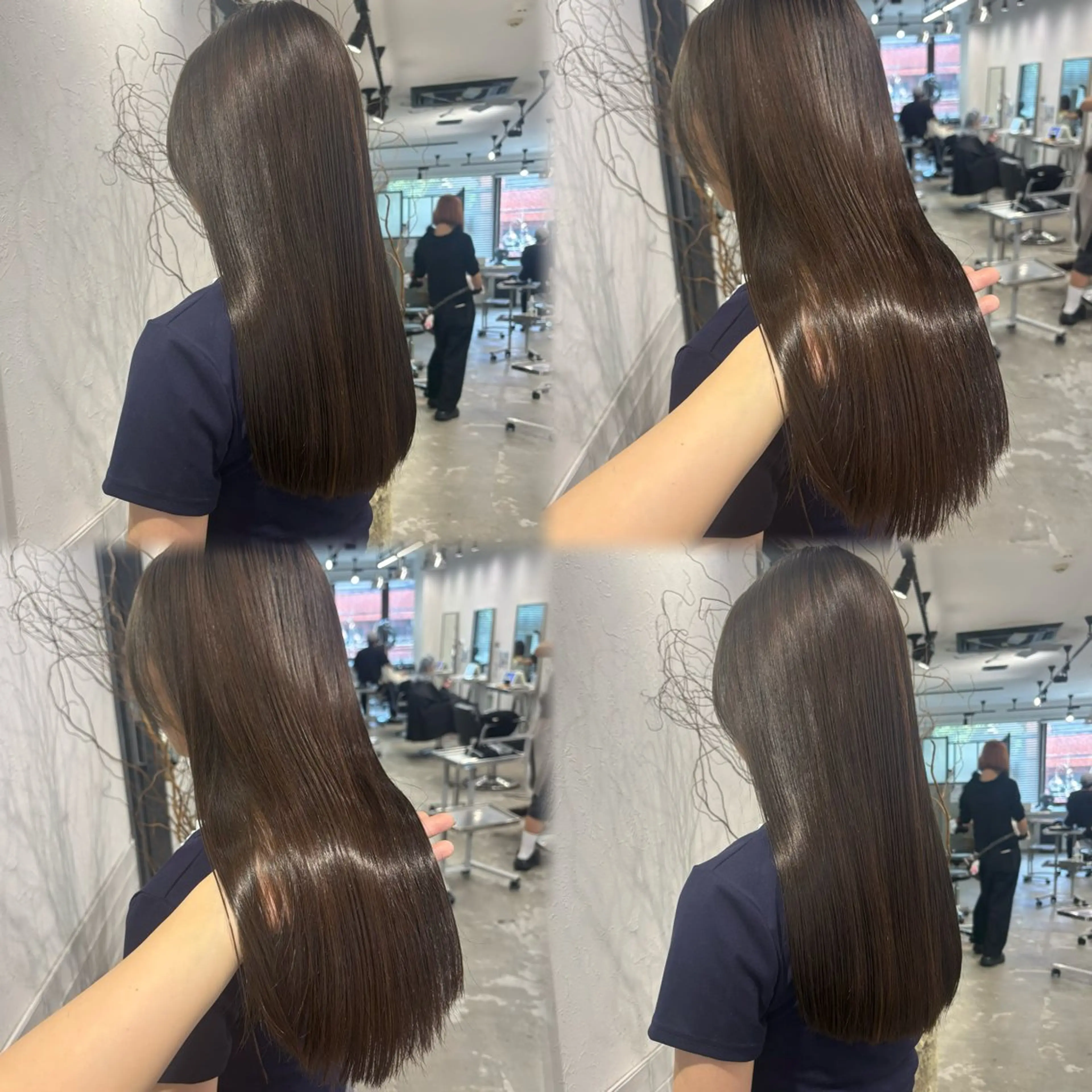 ロング カラー カット ヘアカラー トリートメント 髪質改善/縮毛矯正/ 暖色カラー🎀🪞のヘアスタイル