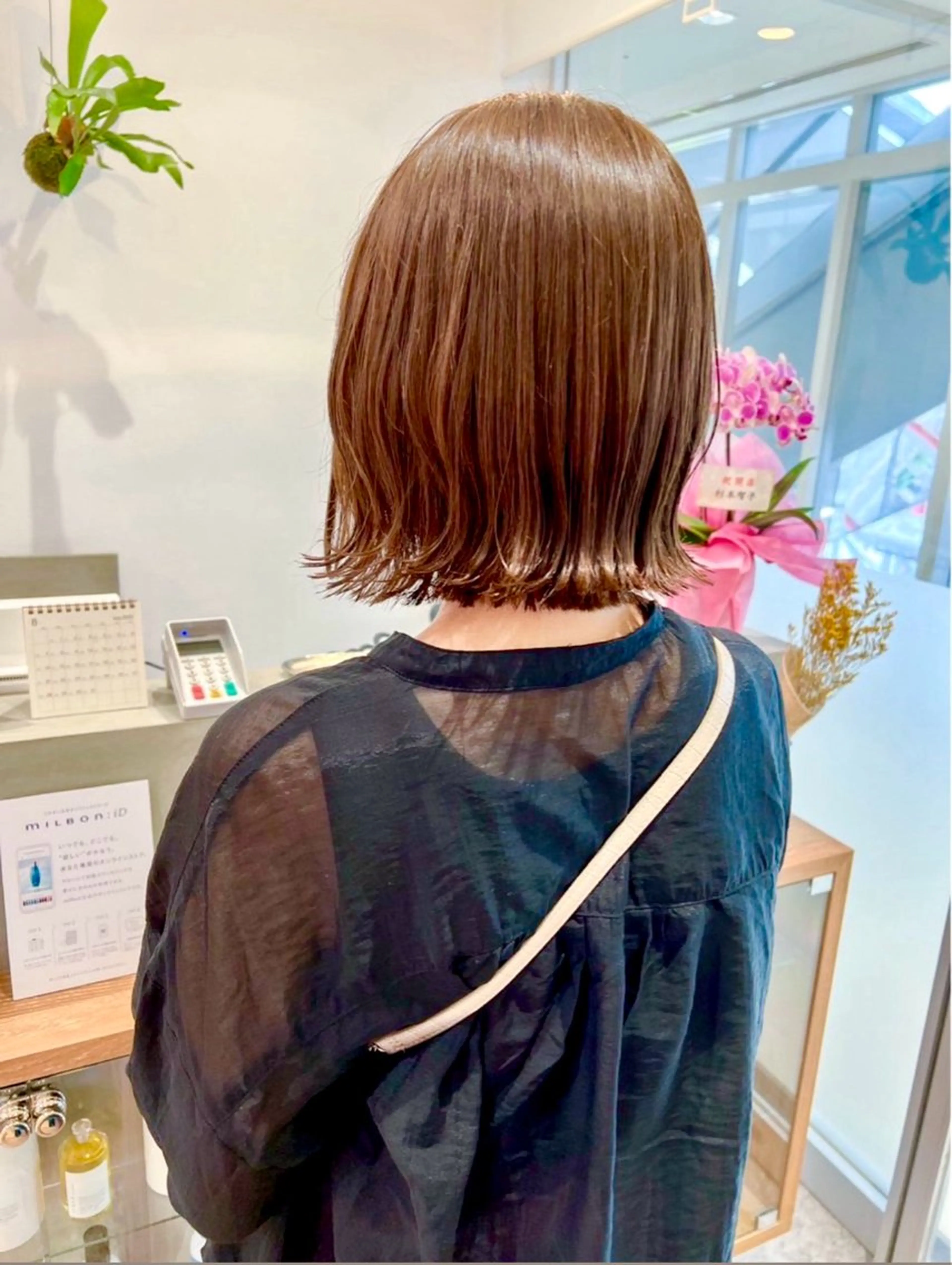 🍎カラーモデル🍎ワンカラー(イルミナ)➕クイックトリートメント🧴🫧の写真