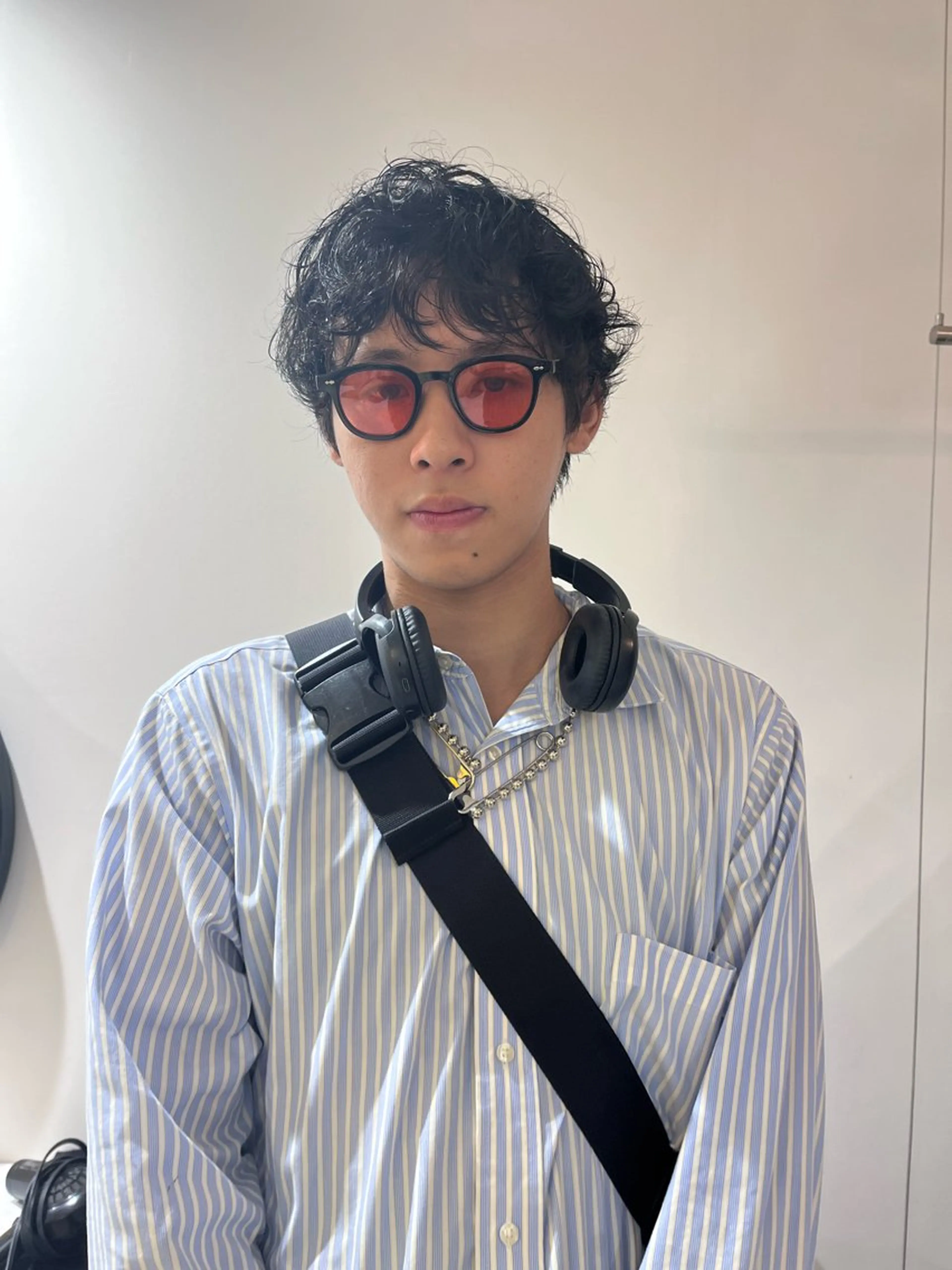 ミディアム パーマ メンズ カット パーマ トリートメント トレンドヘア◎ 店長　清原佑太のヘアスタイル
