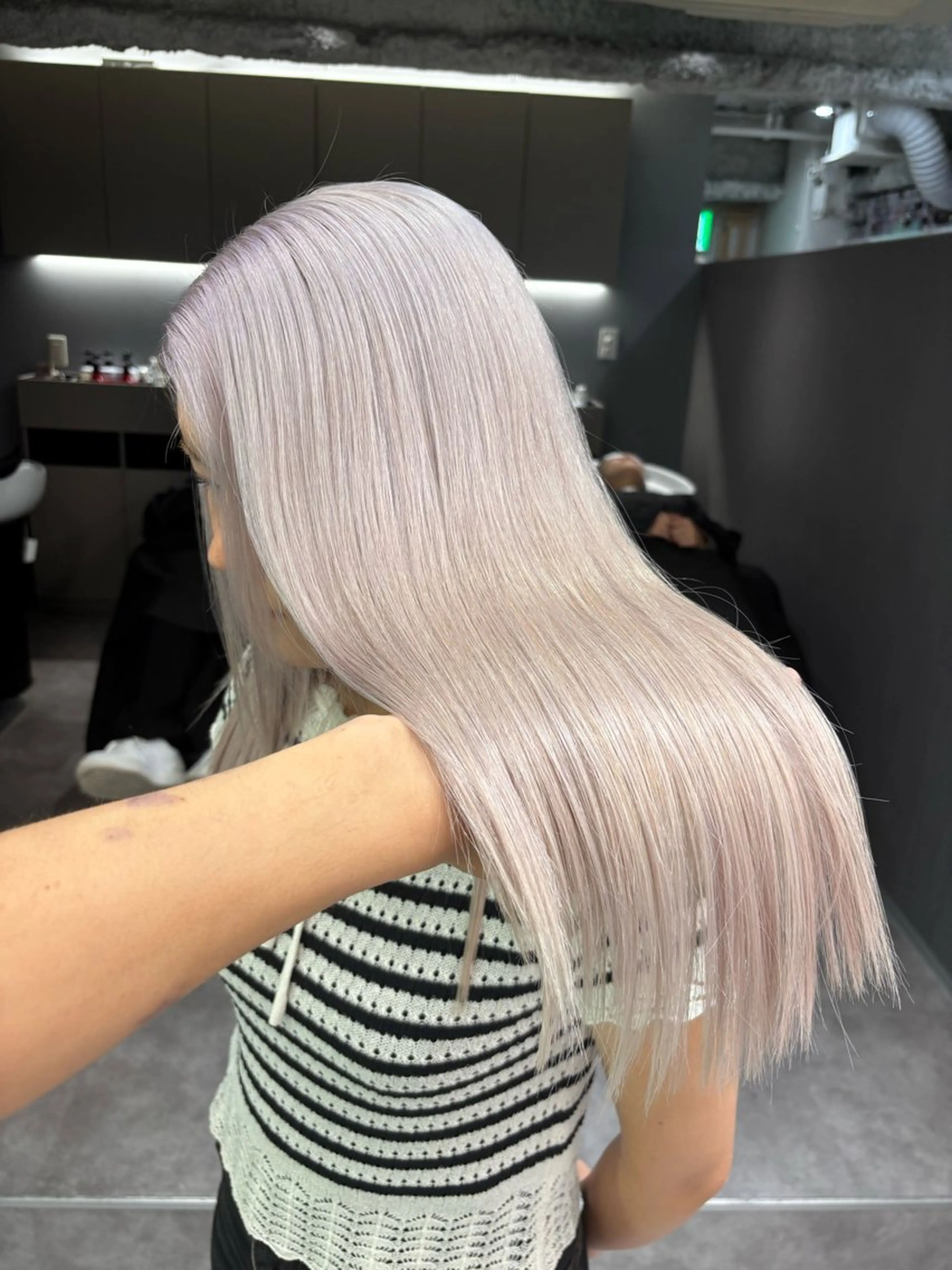 セミロング カラー ヘアカラー トリートメント 名古屋/デザイン/ ブリーチ/松井亮磨のヘアスタイル