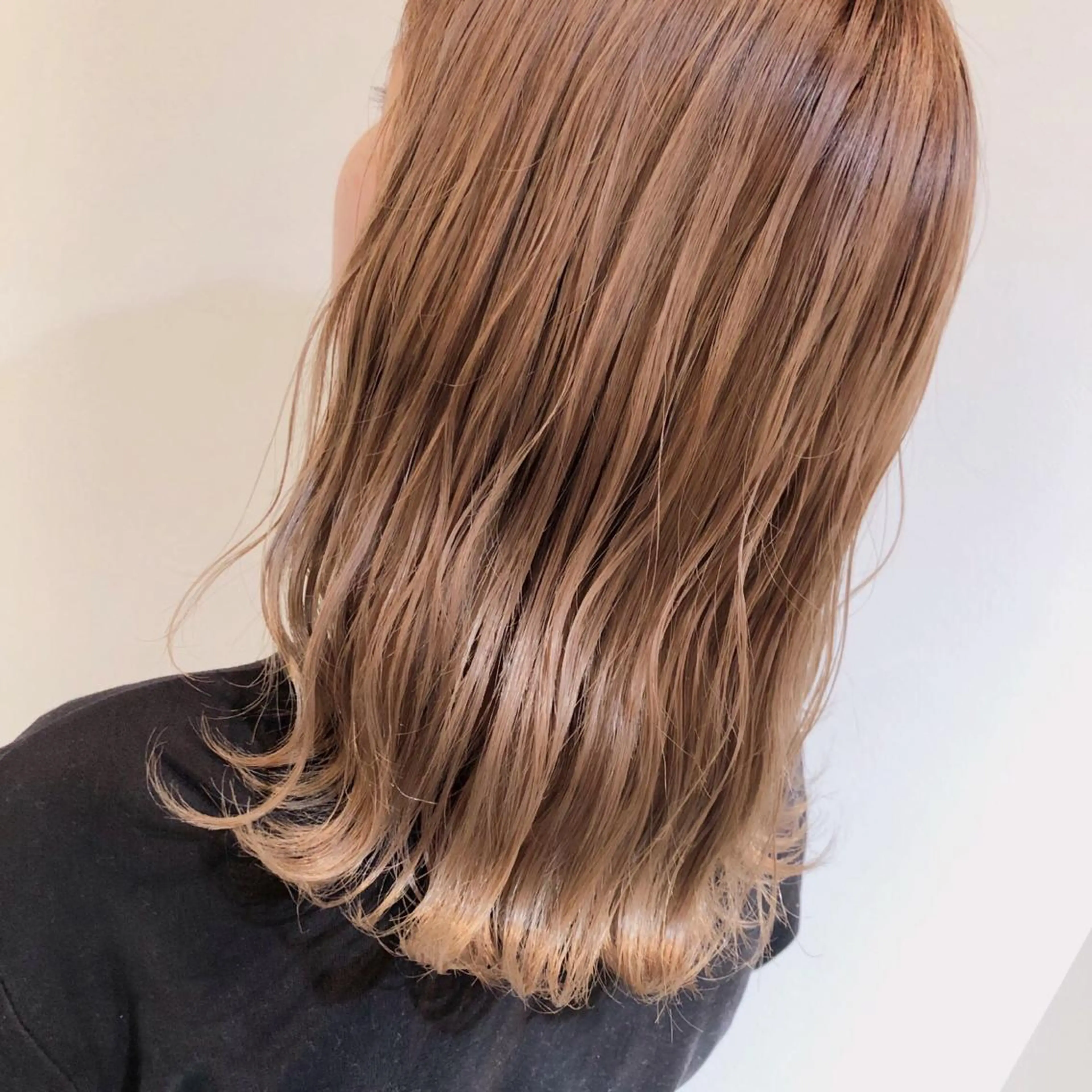 カラー ベージュカラー ピンクカラー ピンクベージュ 中澤 美緒のヘアスタイル