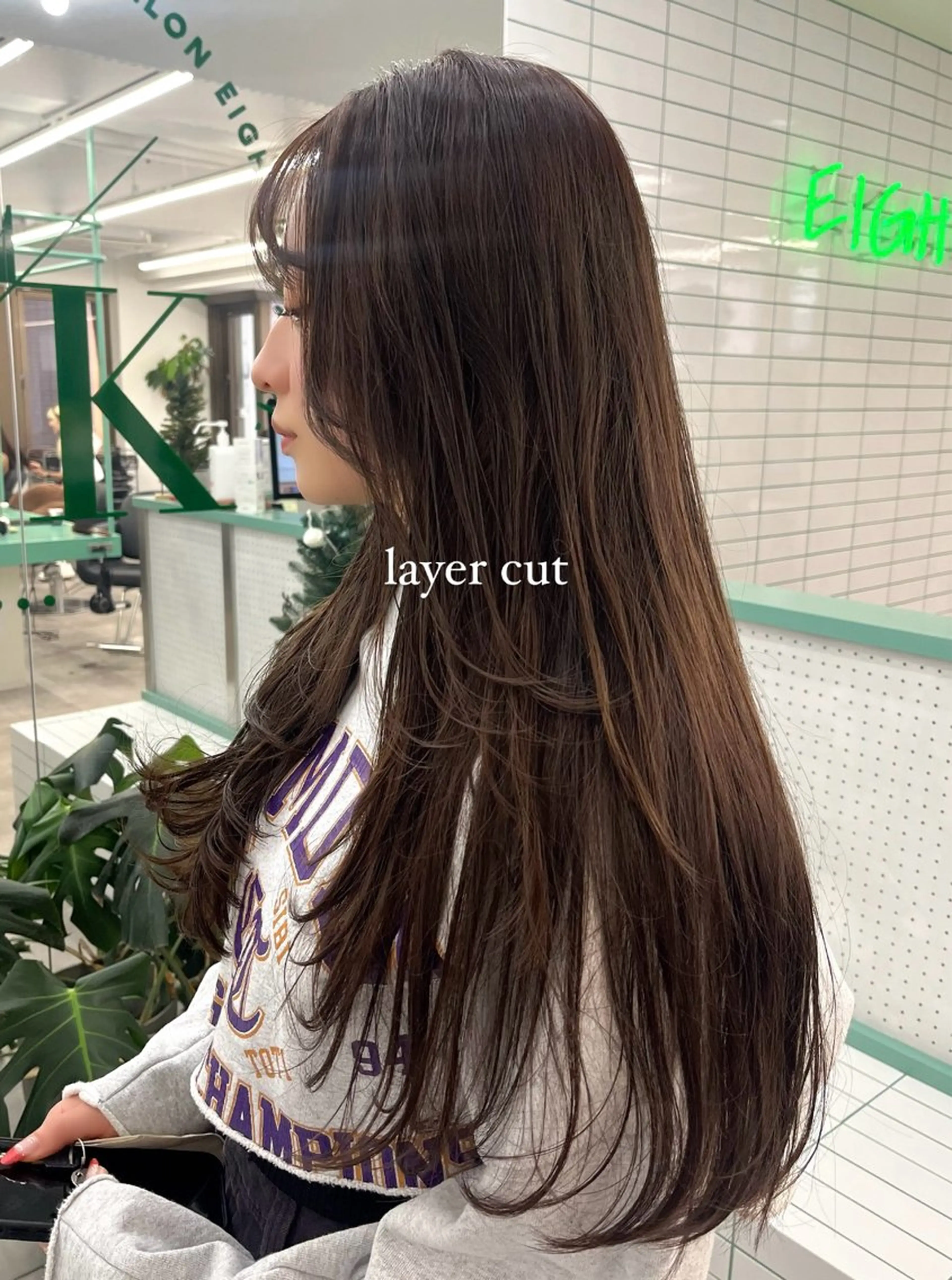 ロング カラー カット ヘアカラー トリートメント highlights /🌊miyu🌊のヘアスタイル