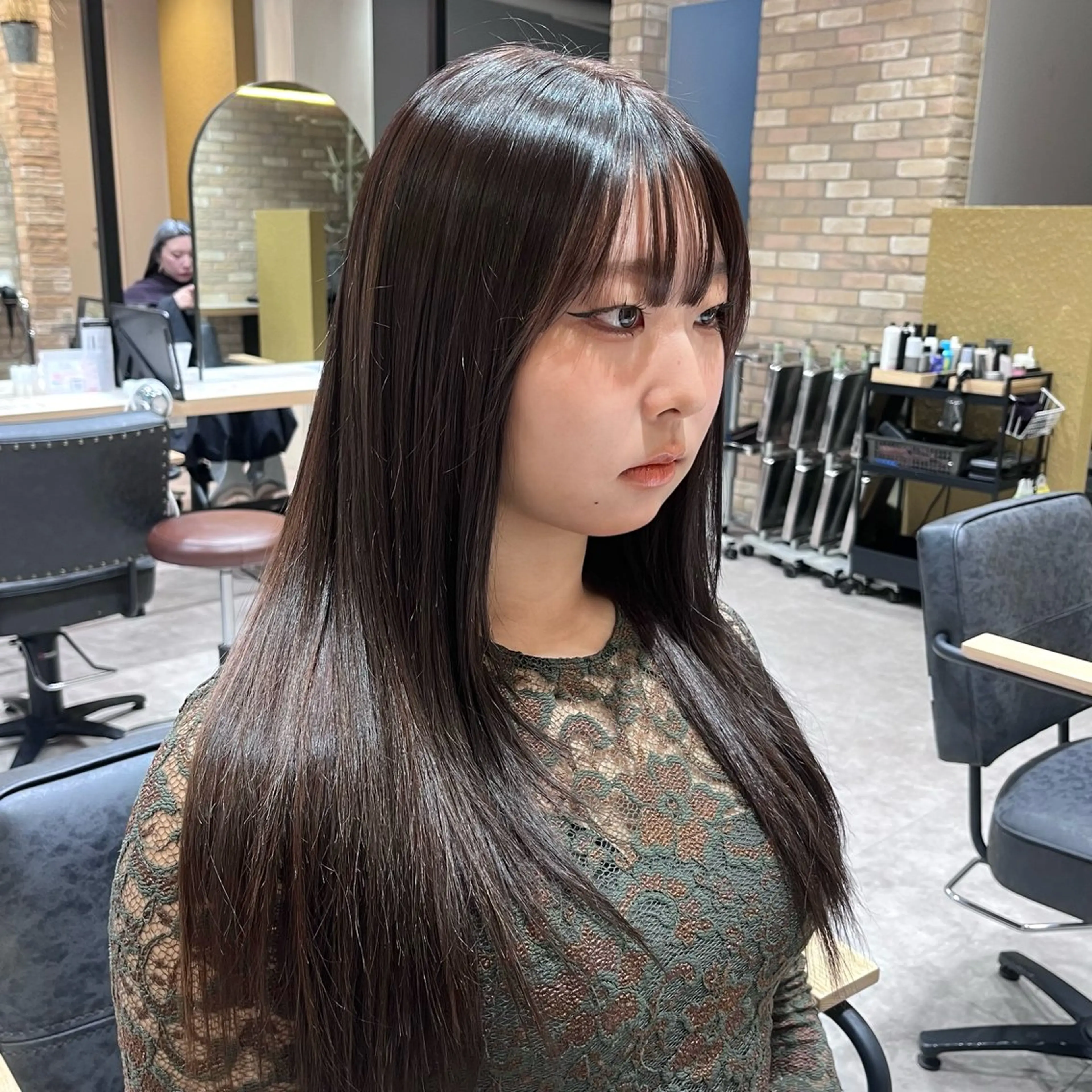 ロング カラー ヘアカラー トリートメント 🩶レイナ🩶 color/nailのヘアスタイル