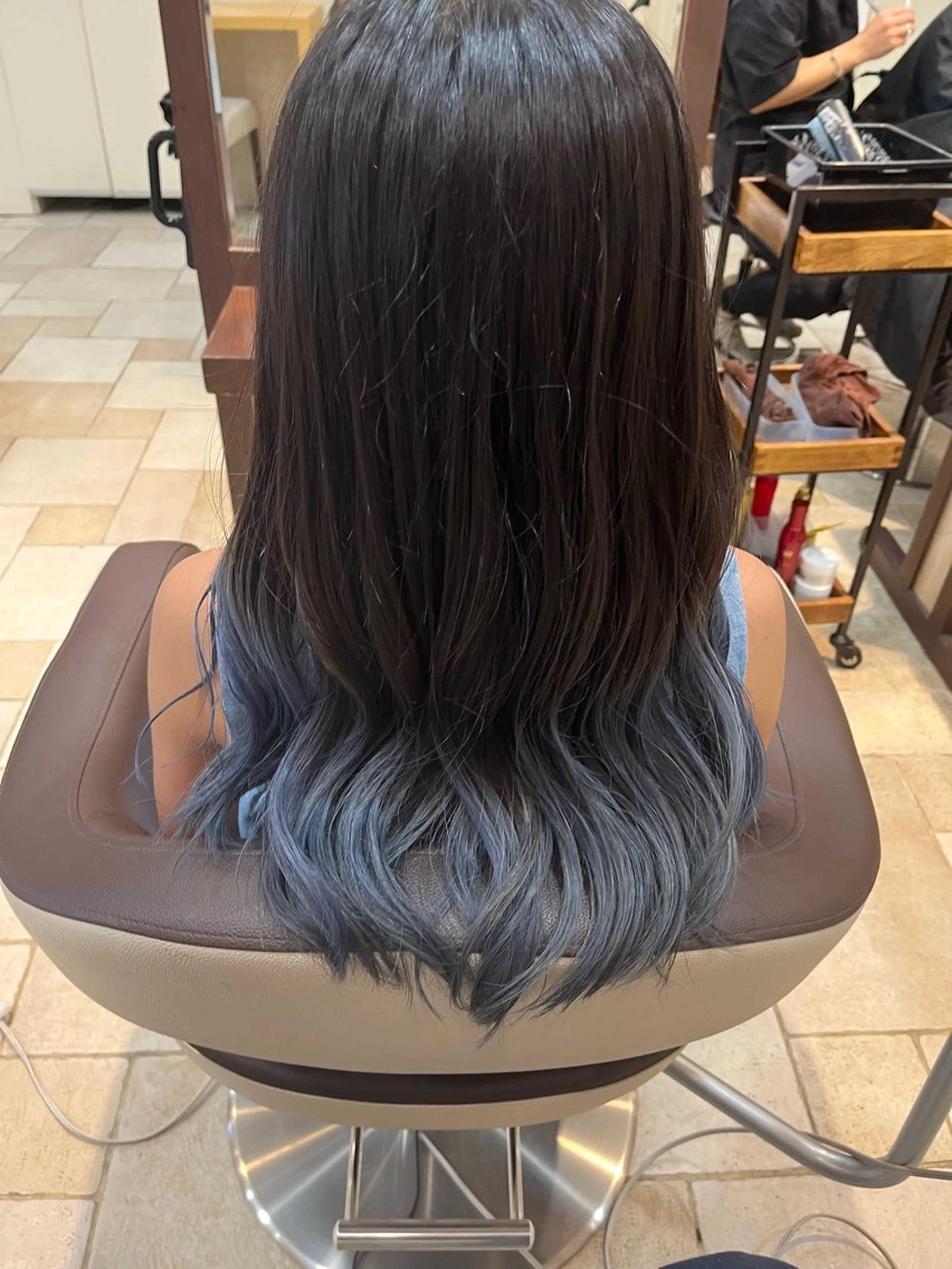 ロング カラー ヘアカラー 大人透明感艶カラー 寺田稜のヘアスタイル