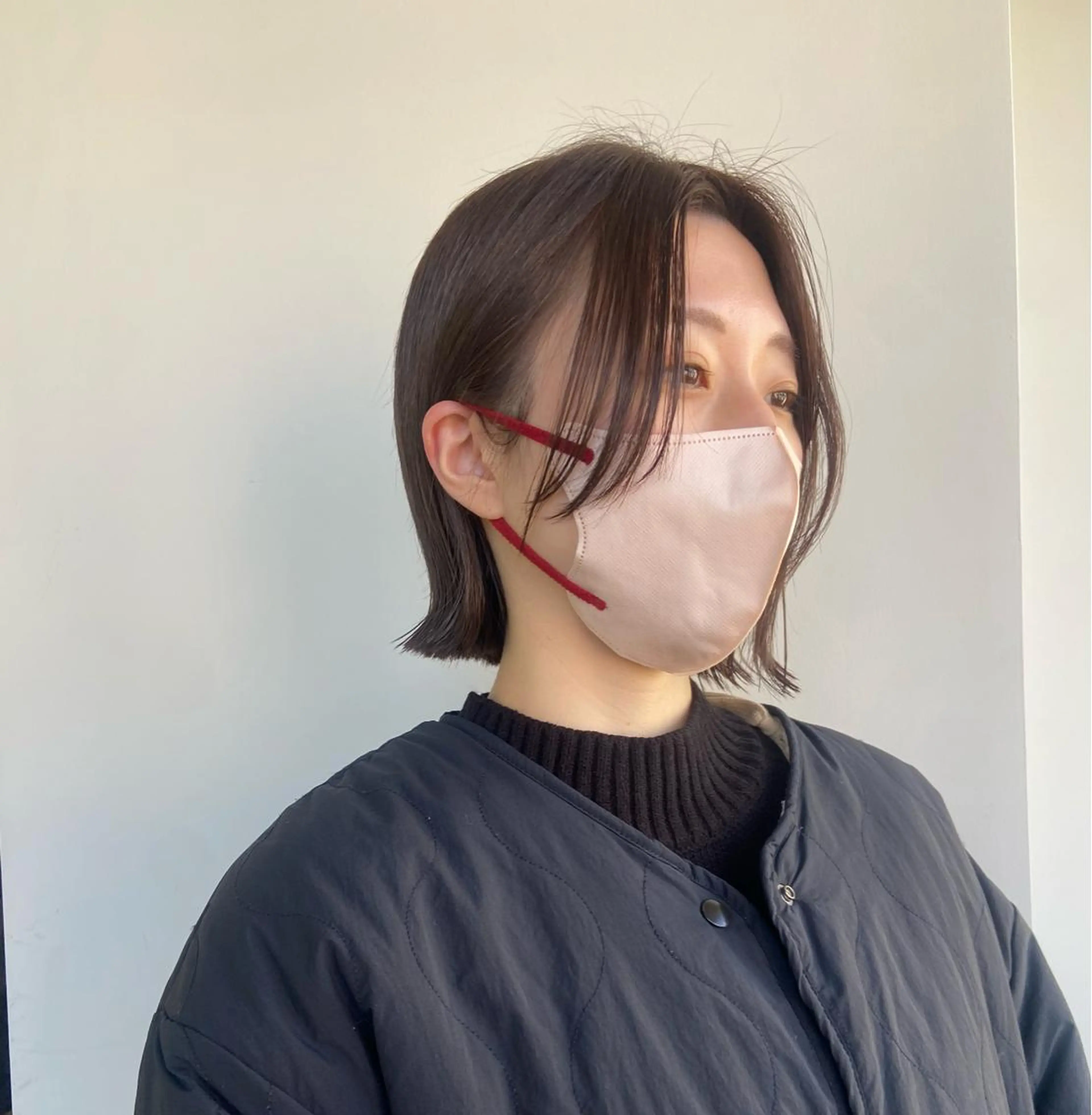 ショート カラー 切りっぱなしボブ ボブ 🪽似合わせカラー RENA.🪽🩶のヘアスタイル