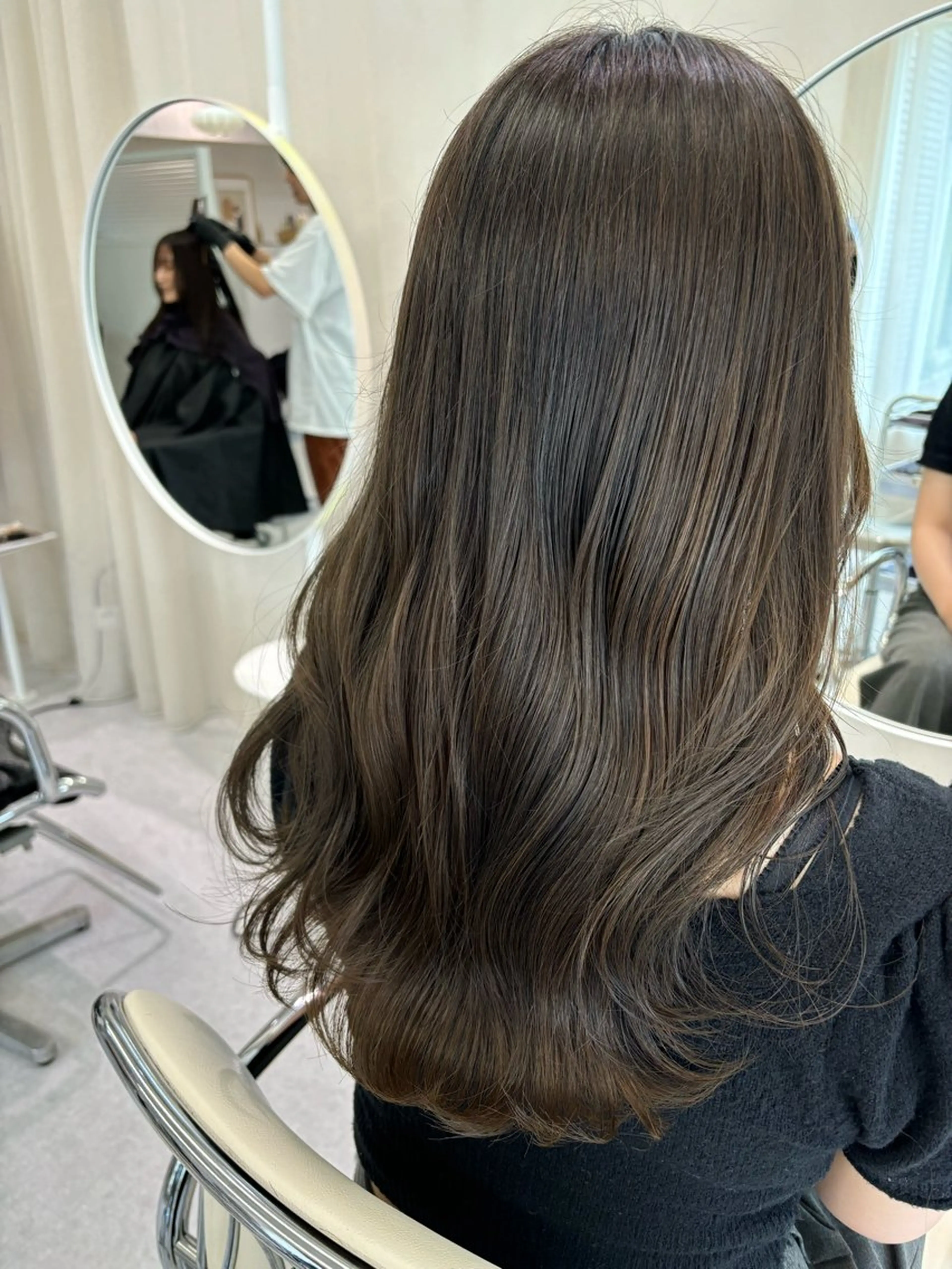 ロング カラー カット ヘアカラー トリートメント レイヤーカット🎀 kanaのヘアスタイル