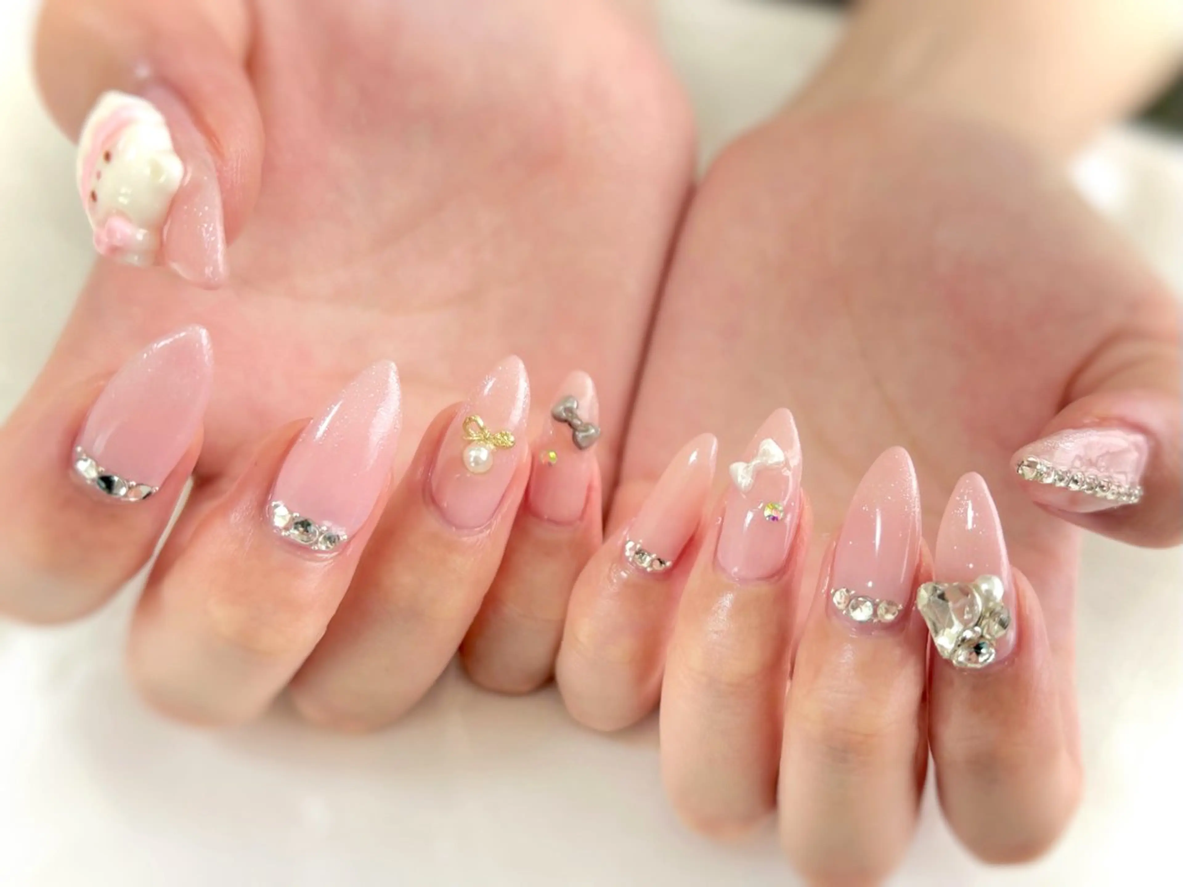 ネイル 大理石ネイル(マーブル) ハンドネイル Nail salon Cielel⟡Ayaのネイルデザイン