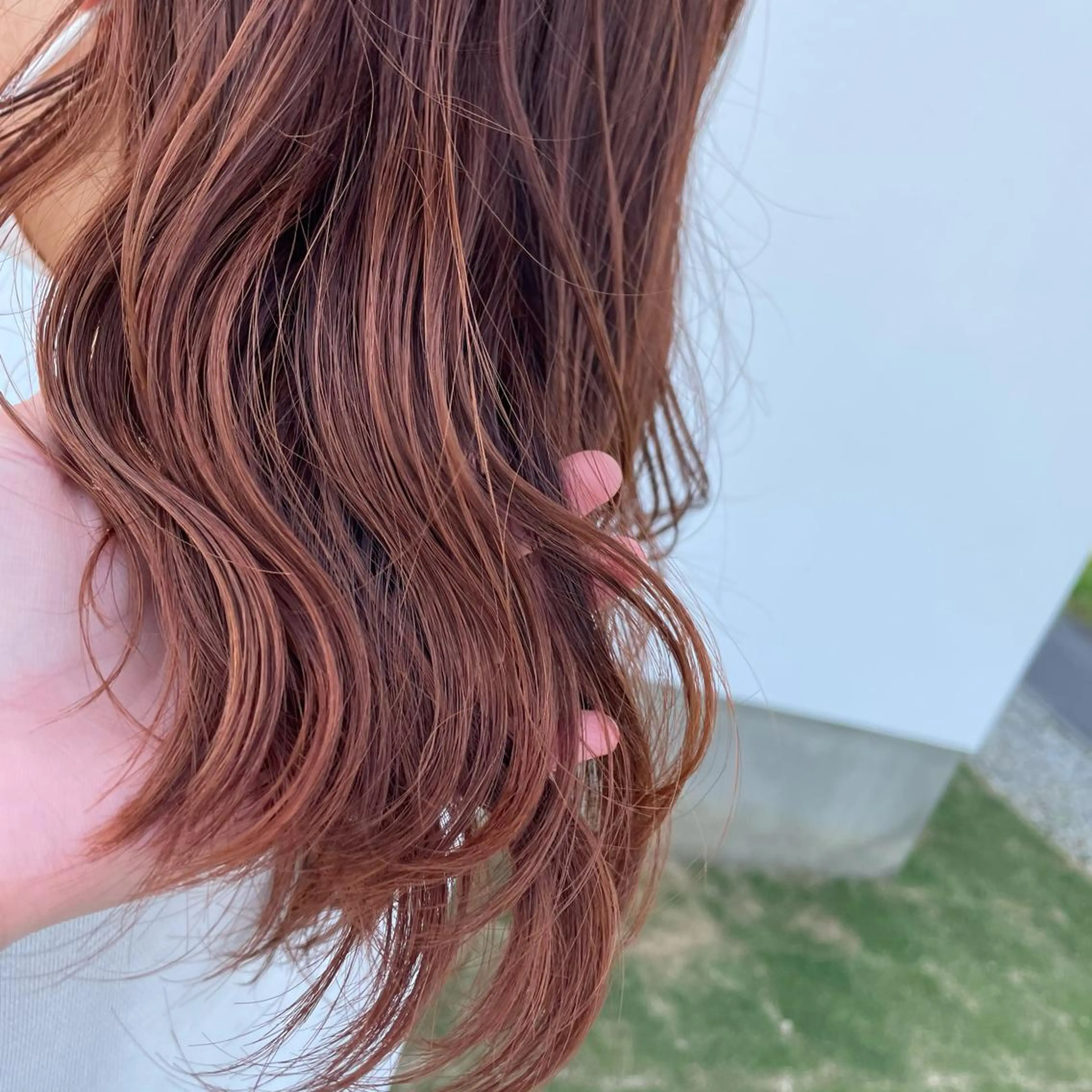 ミディアム ヘアカラー SOU所属・ふるかわ れなのヘアスタイル