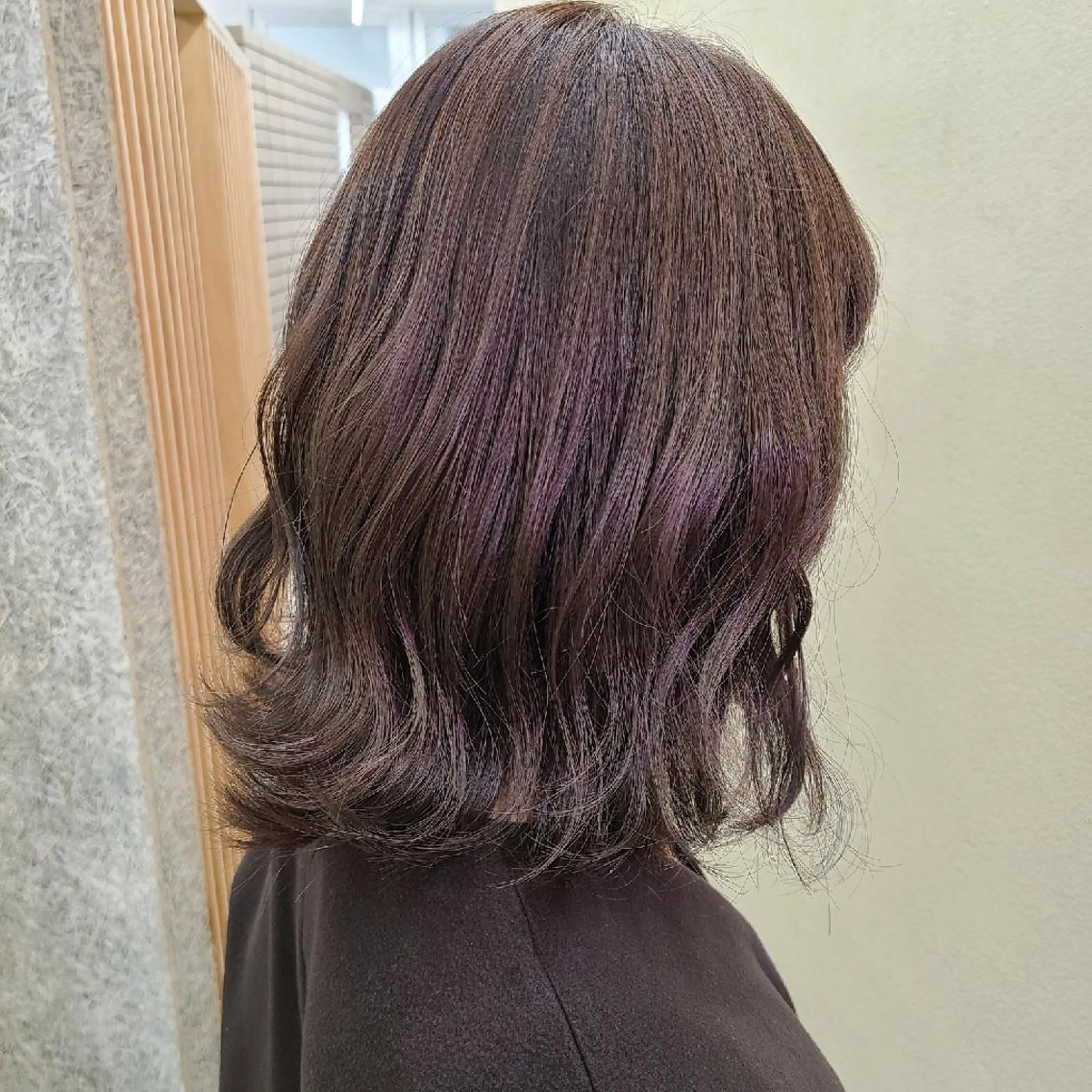 ミディアム カラー ラベンダーカラー カット ヘアカラー トリートメント 【ネウィ天王寺 】seiyaのヘアスタイル