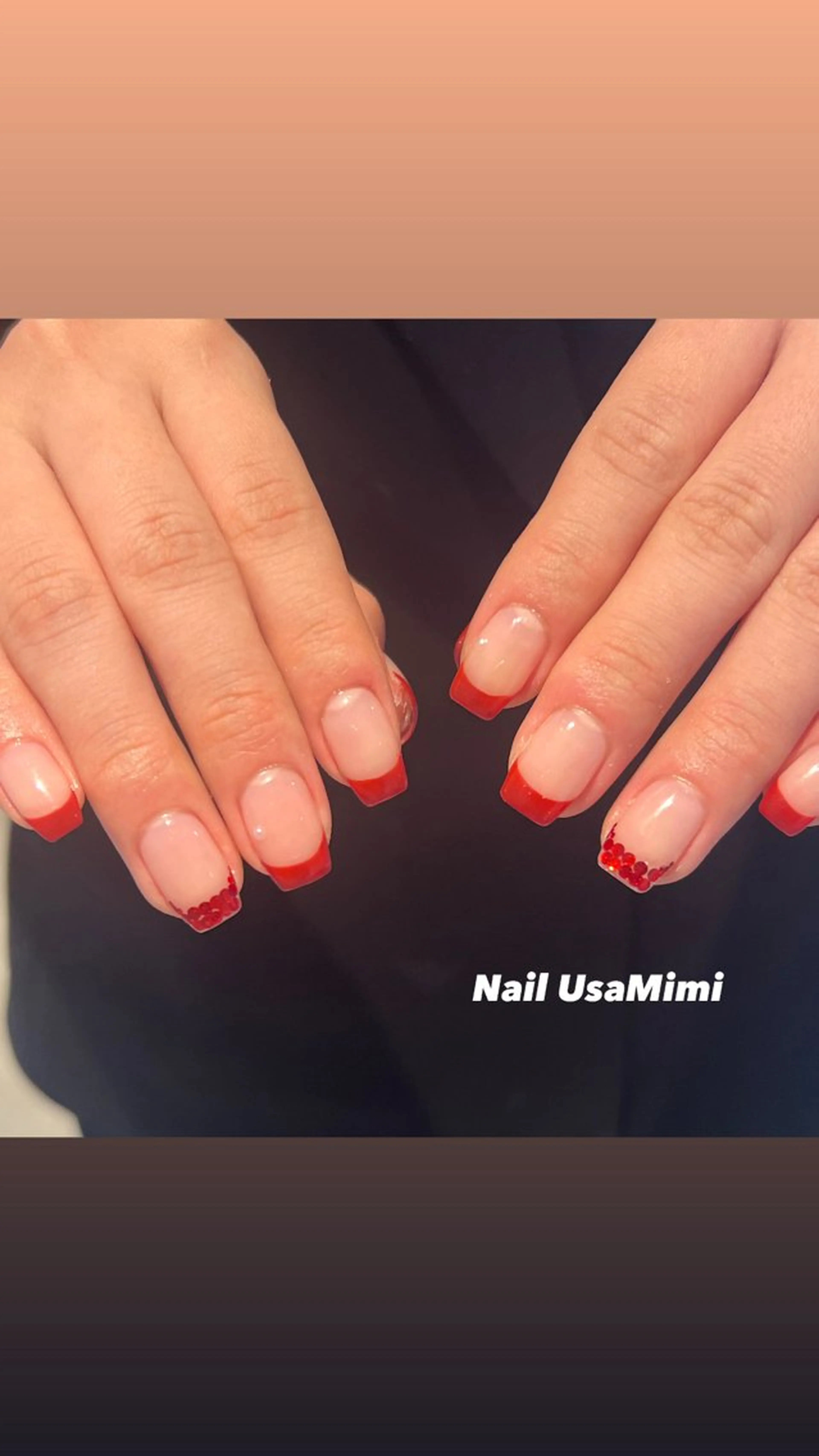 ネイル アートネイル ジェルネイル グラデーション 韓国ネイル ワンカラーネイル ハンドネイル 本町NailUsa Mimi RIKOのネイルデザイン