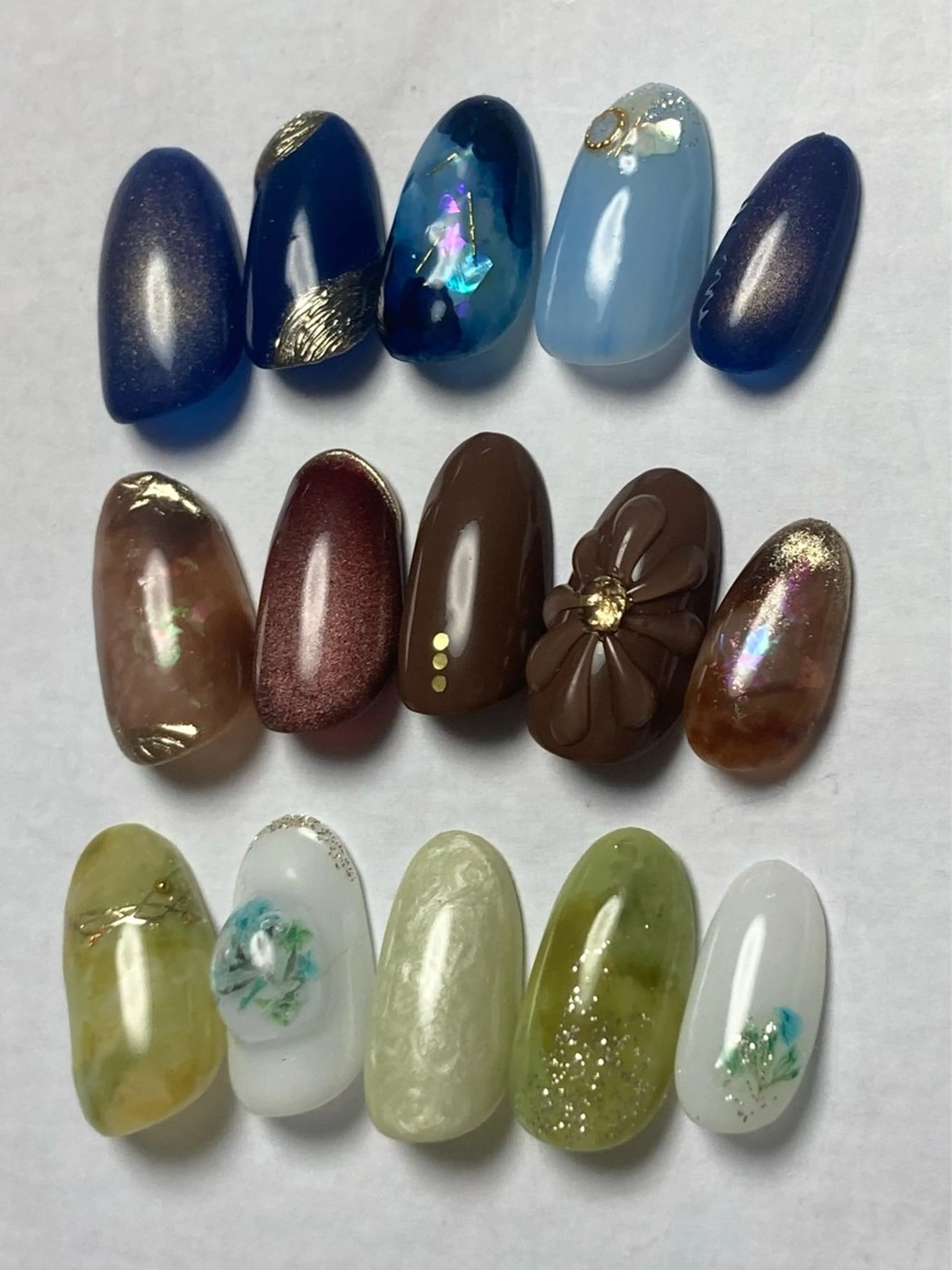 【オフ無し】フルデザイン×ニュアンスネイルの写真