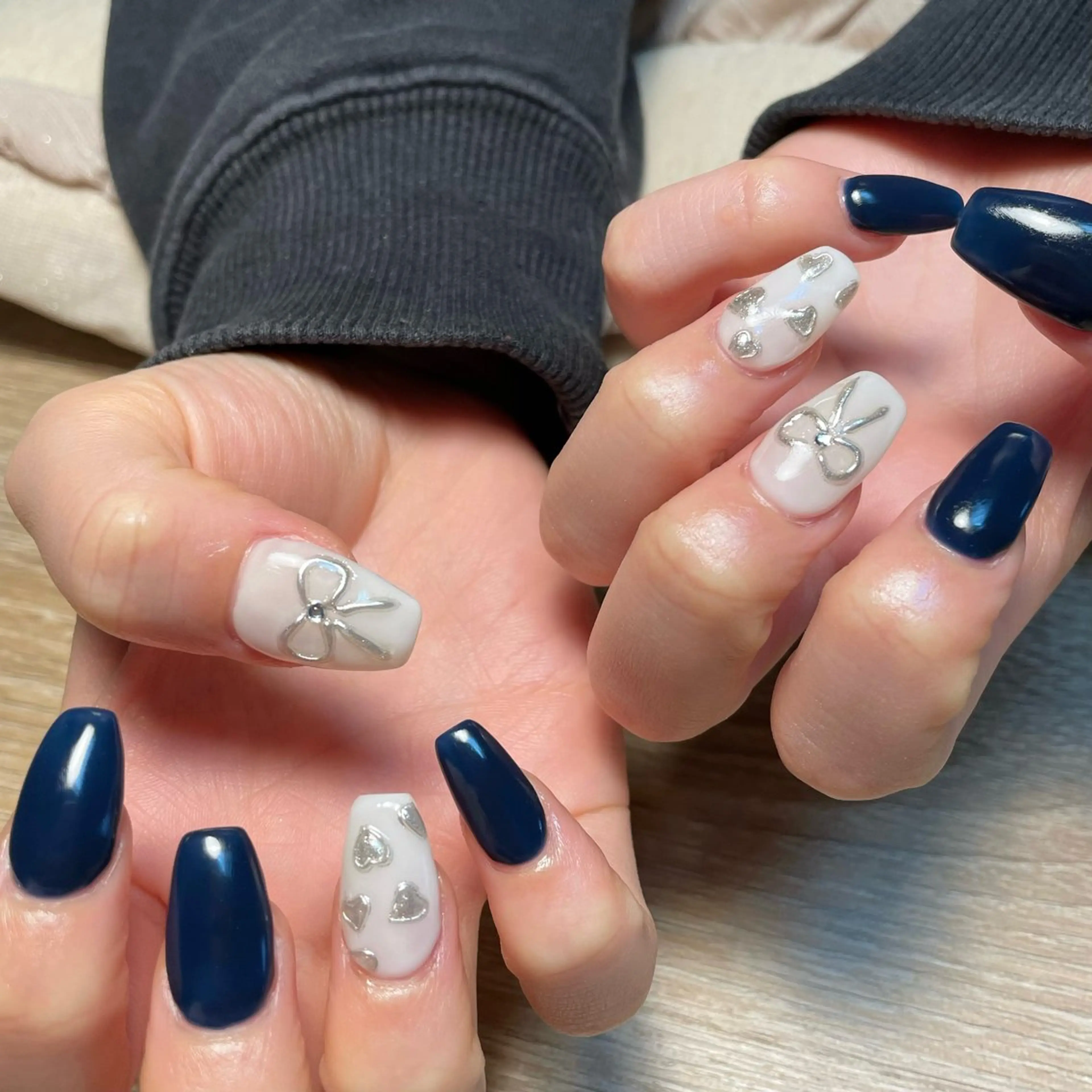 ネイル スカルプネイル ハンドネイル nail salon BOM（ポム）のネイルデザイン
