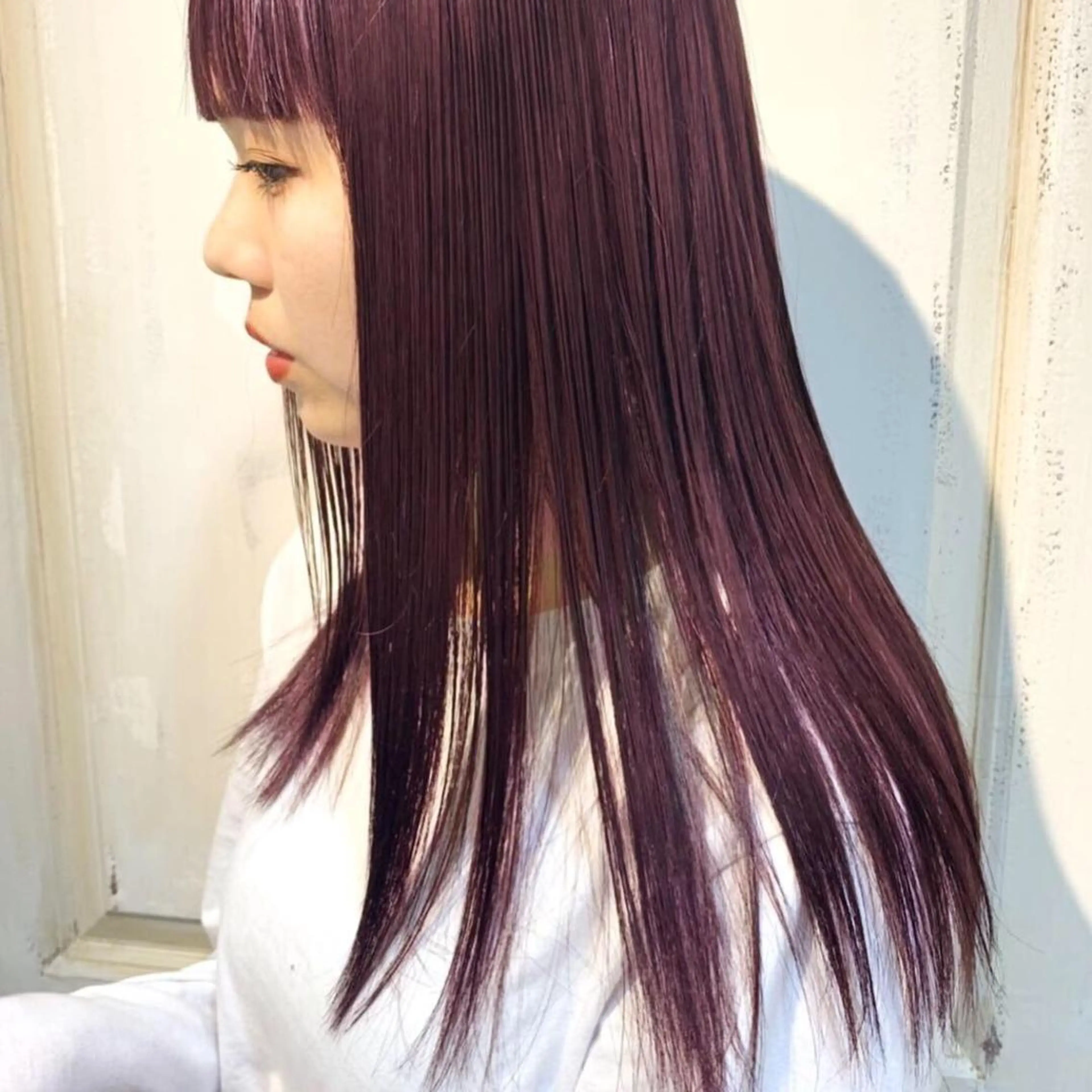 ロング カラー ANNA /艶髪/ハイトーンのヘアスタイル