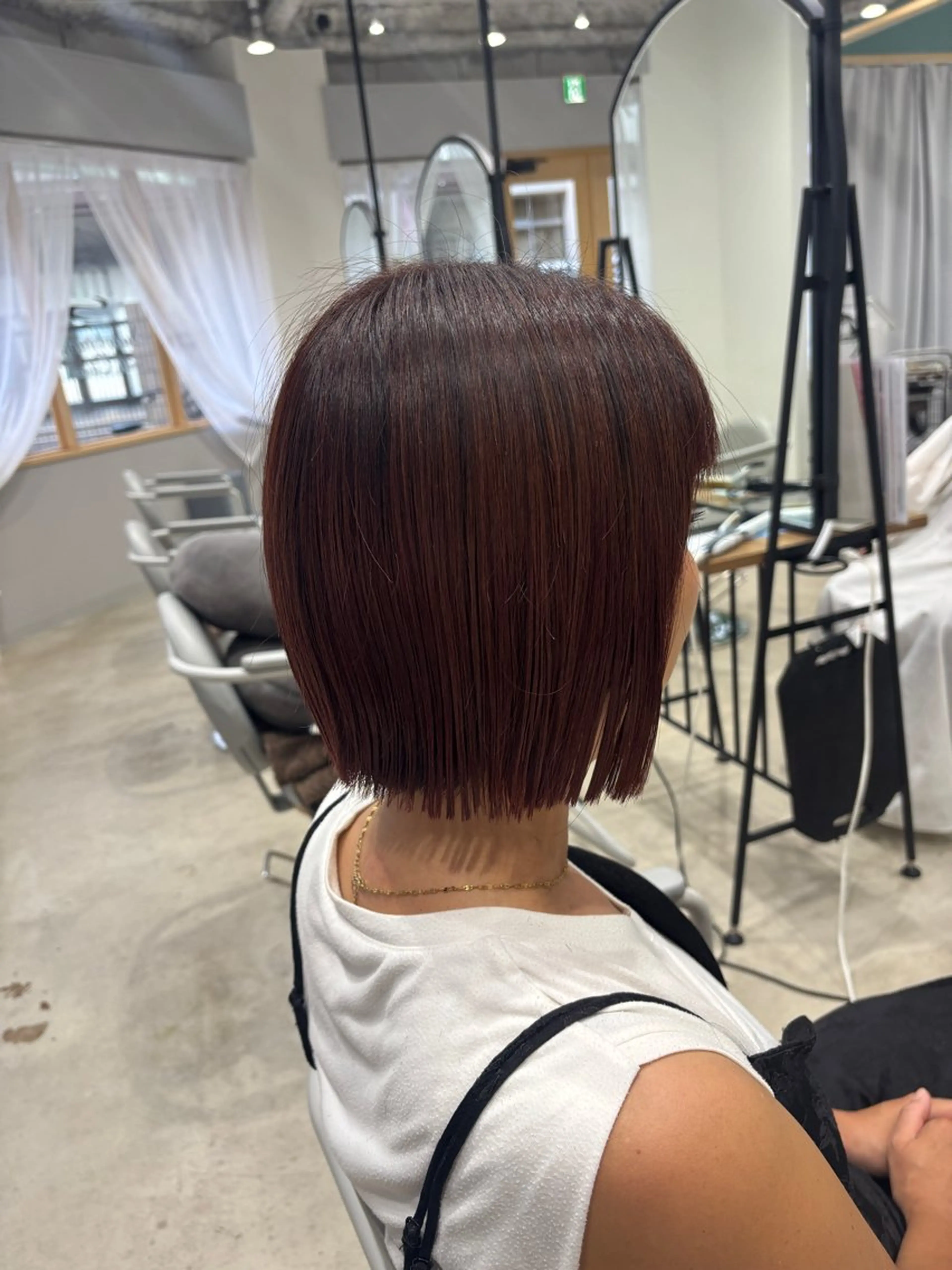 ［モデルクーポン］［すぐ予約NG］　　　　　ボブカット🩶➕トリートメントの写真