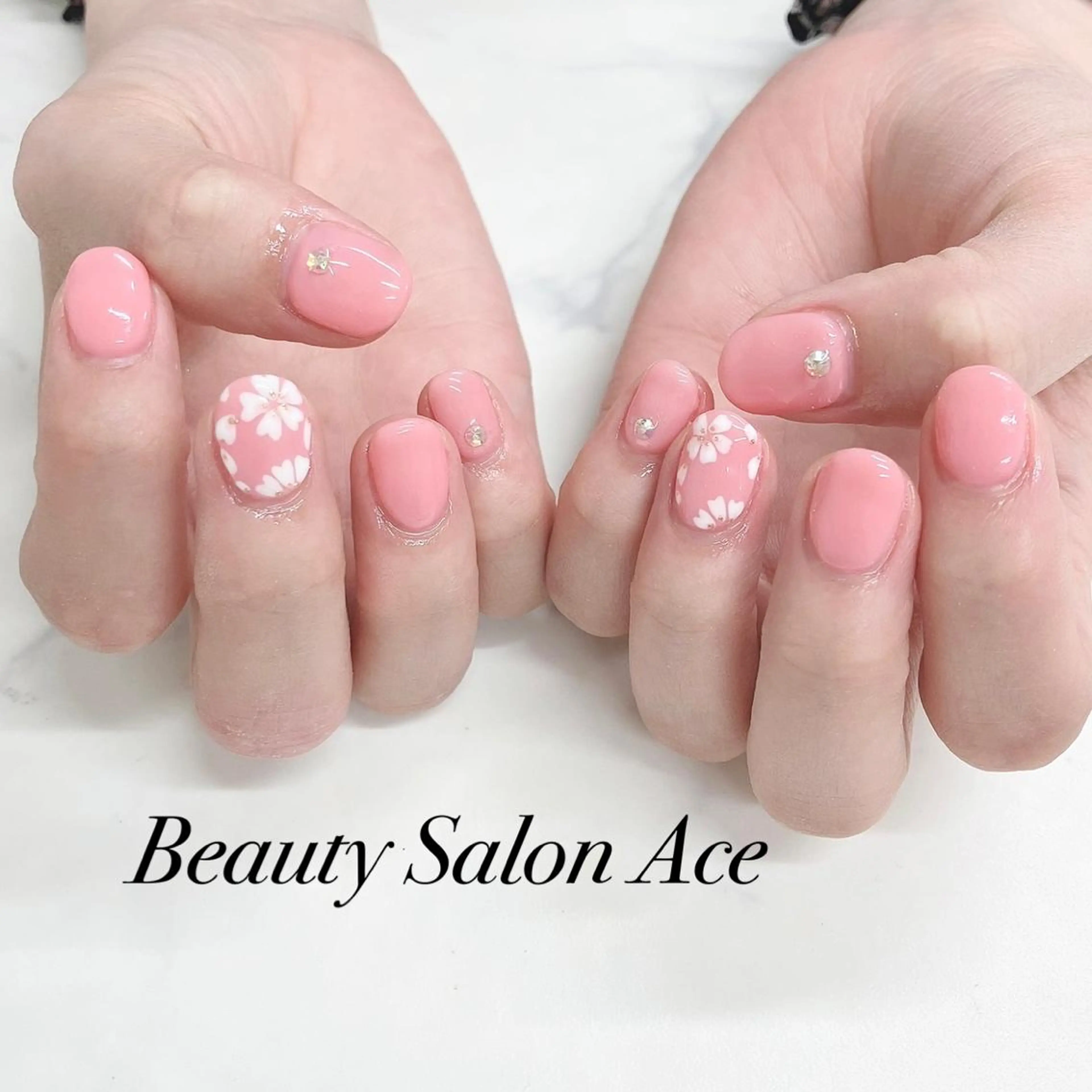ネイル メンズネイル 春ネイル ハンドネイル ハンドケア Beauty Salon Ace（ネイルサロン　エース）所属・池袋フィルイン Ace♡長さだしのネイルデザイン