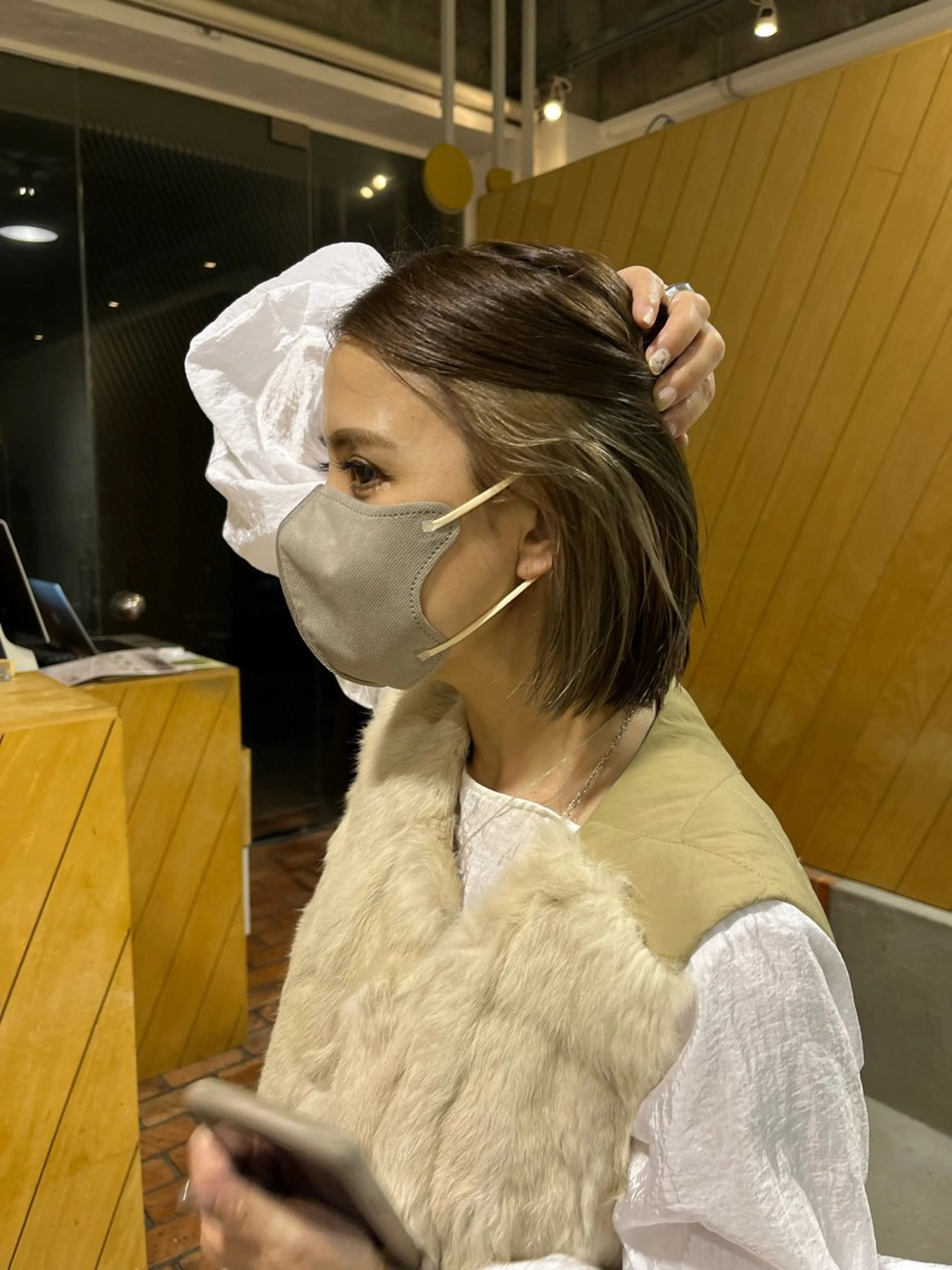 カラー 本常 七夕のヘアスタイル
