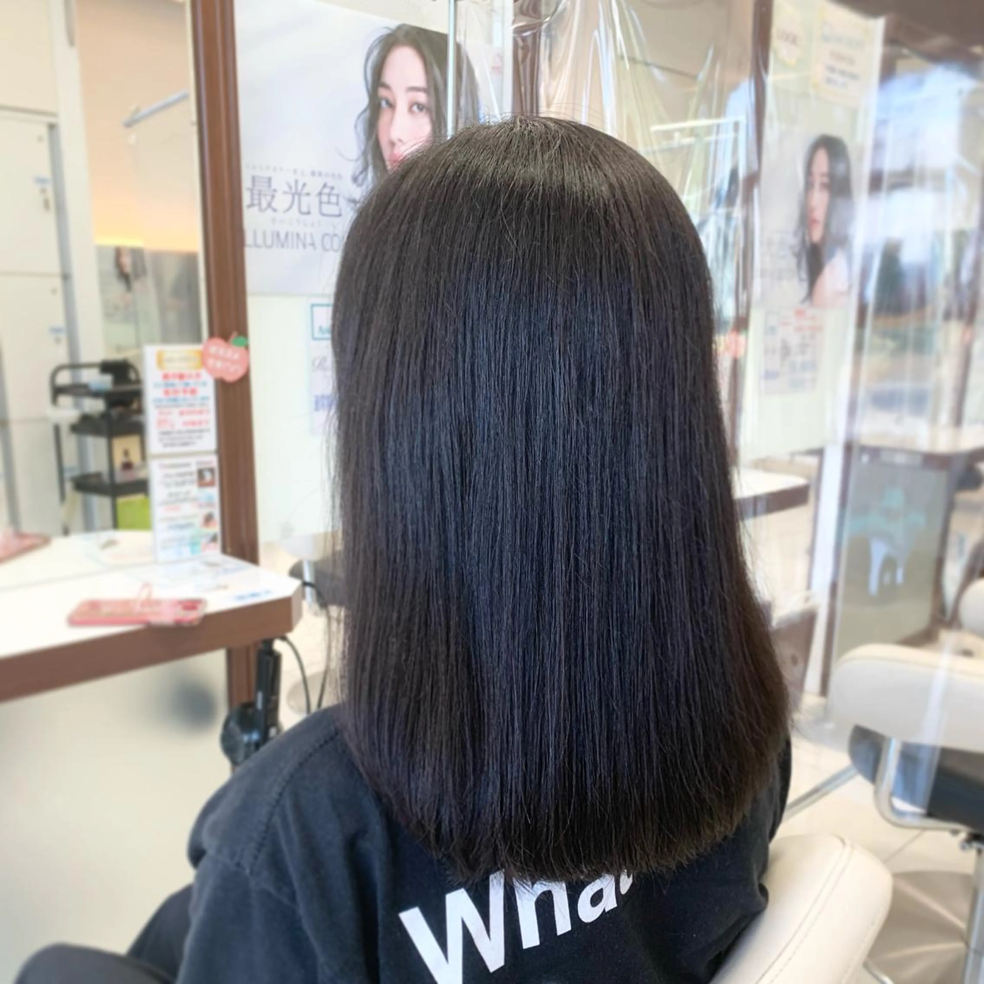 セミロング パーマ ally新百合ヶ丘 フジムラユウスケのヘアスタイル