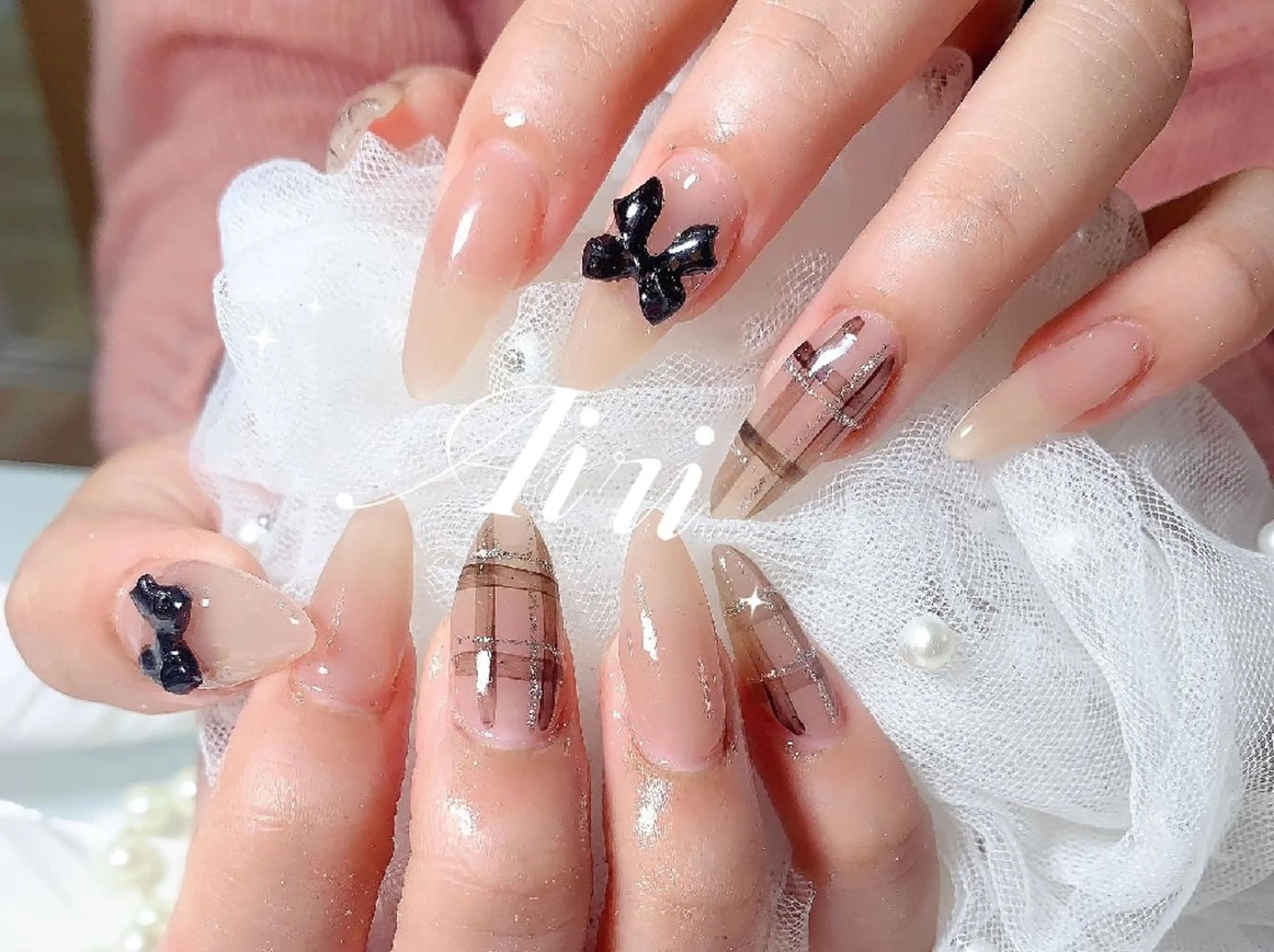 ネイル フットネイル ジェルネイル ハロウィン ラメ(グリッター) ラメグラデーション シンプルネイル専門店 -snow-高田馬場のネイルデザイン