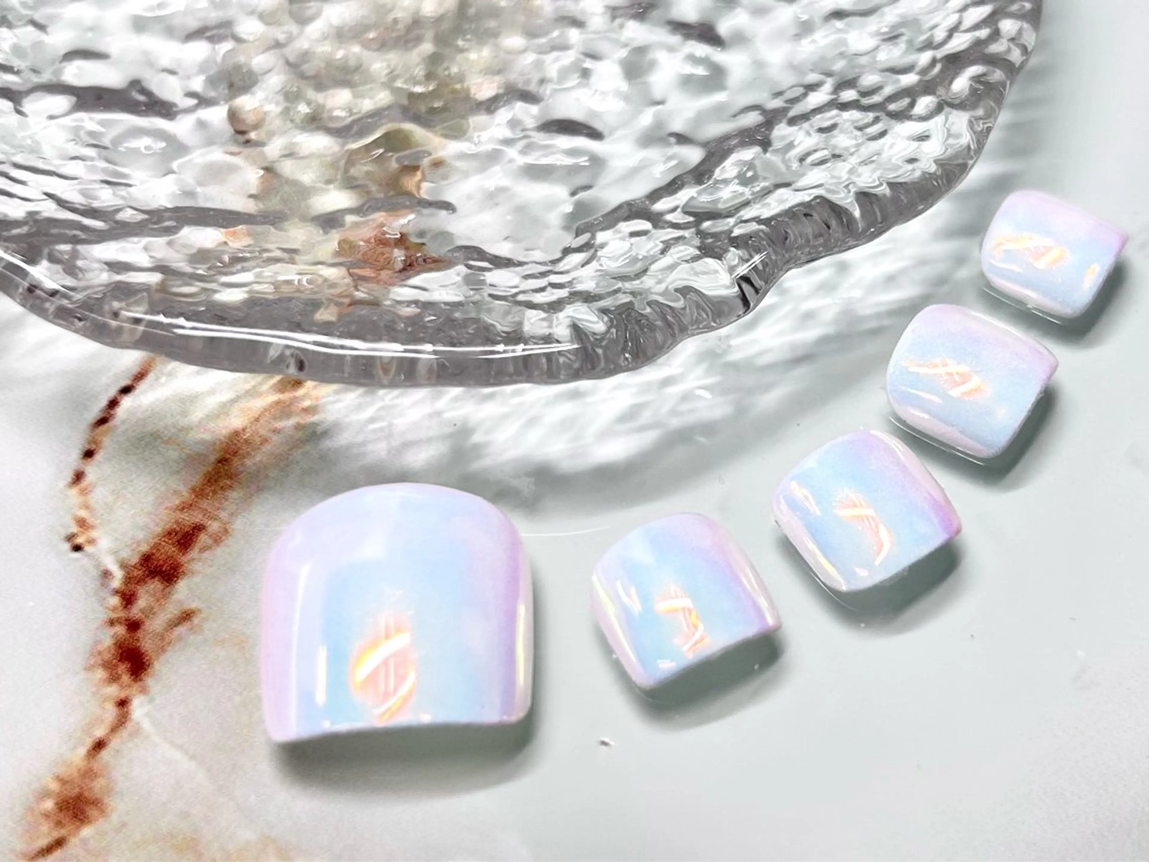 ネイル アートネイル フットネイル ジェルネイル ニュアンスネイル パラジェル フットネイル Nail Neige 錦糸町所属・Nail Neige🐈🌙のネイルデザイン