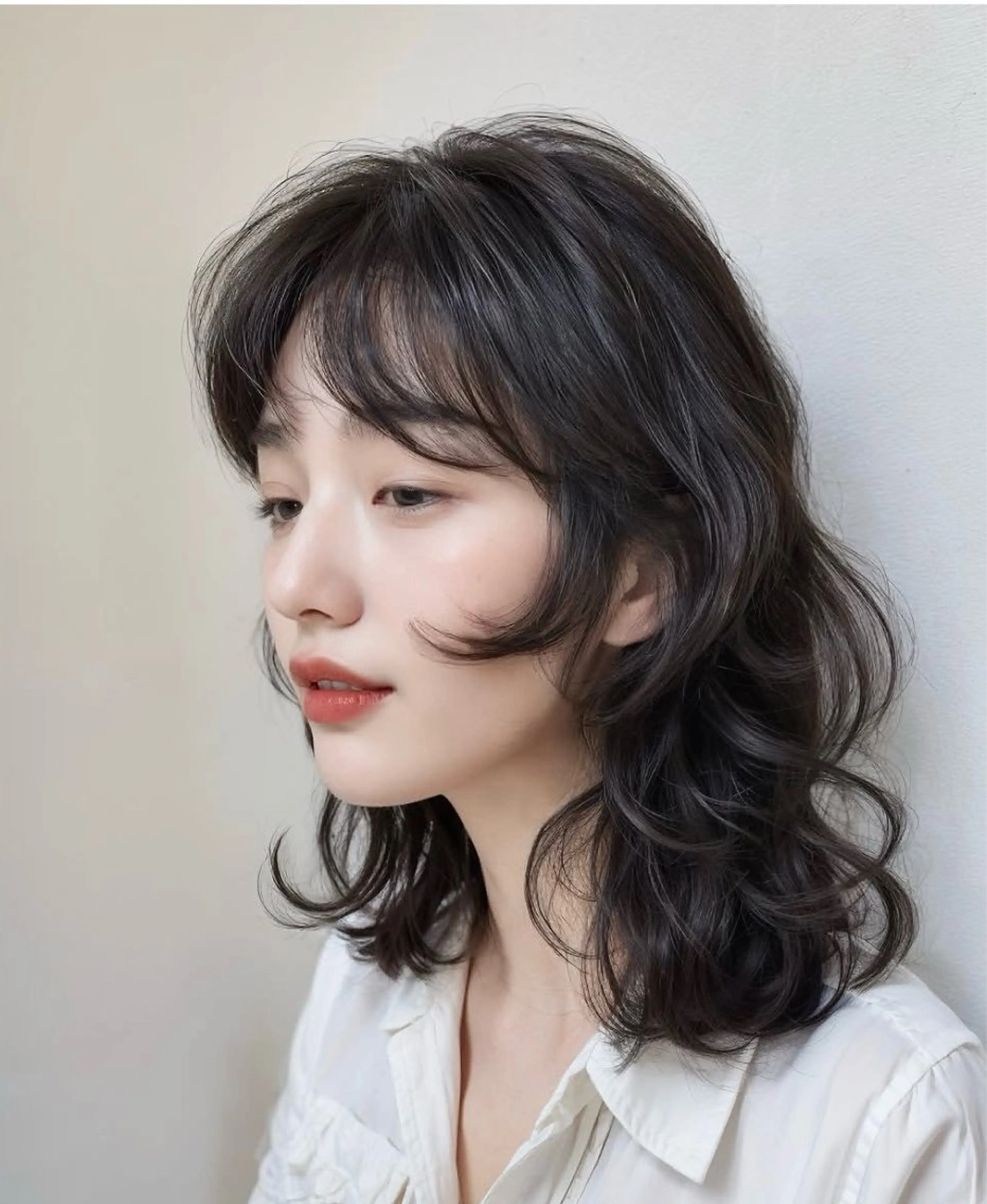 ✂︎似合わせカット+潤いケアパーマ+髪質改善トリートメントの写真