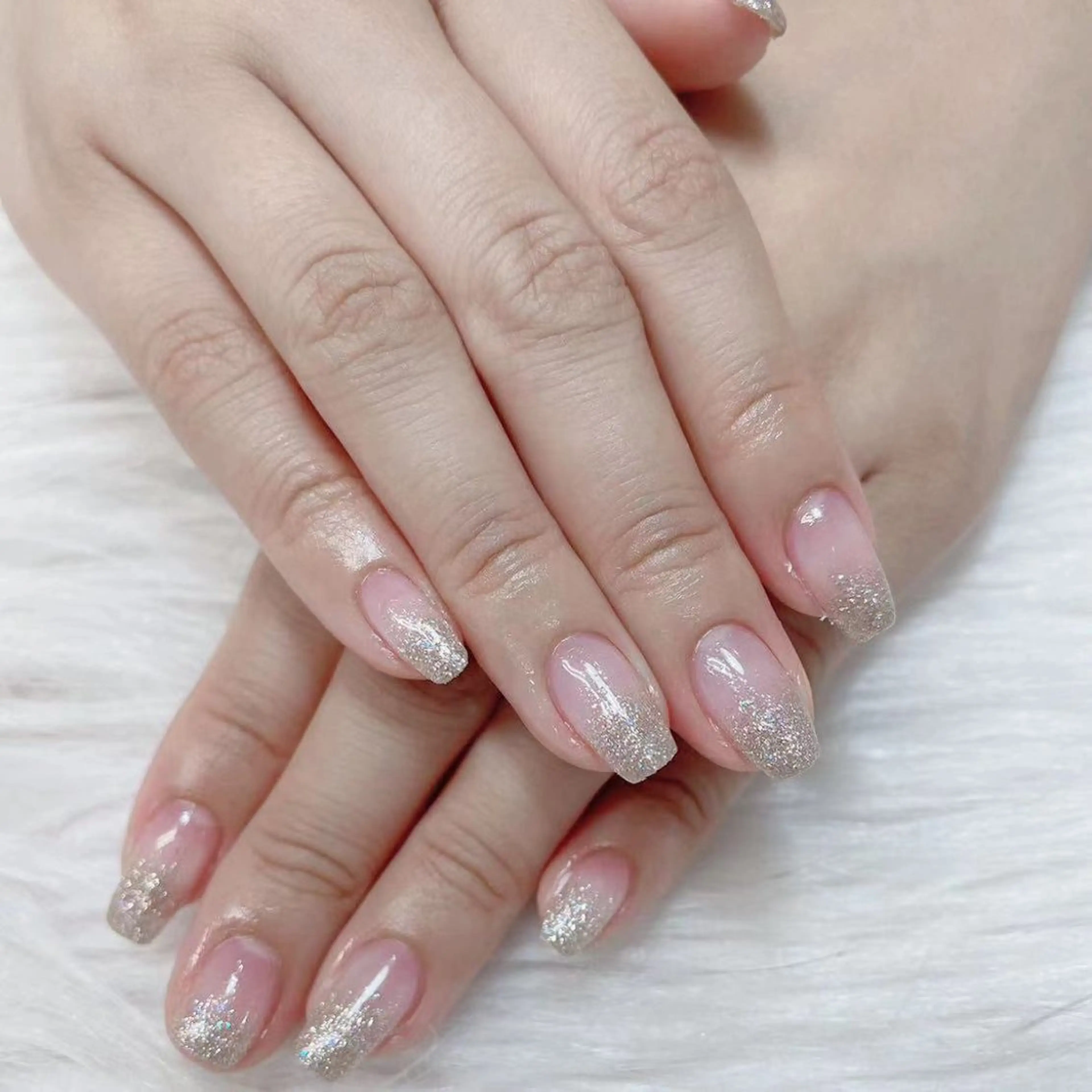 ネイル アートネイル オーロラネイル ガーリー キラキラネイル 韓国ネイル Diamond NAIL✨のネイルデザイン