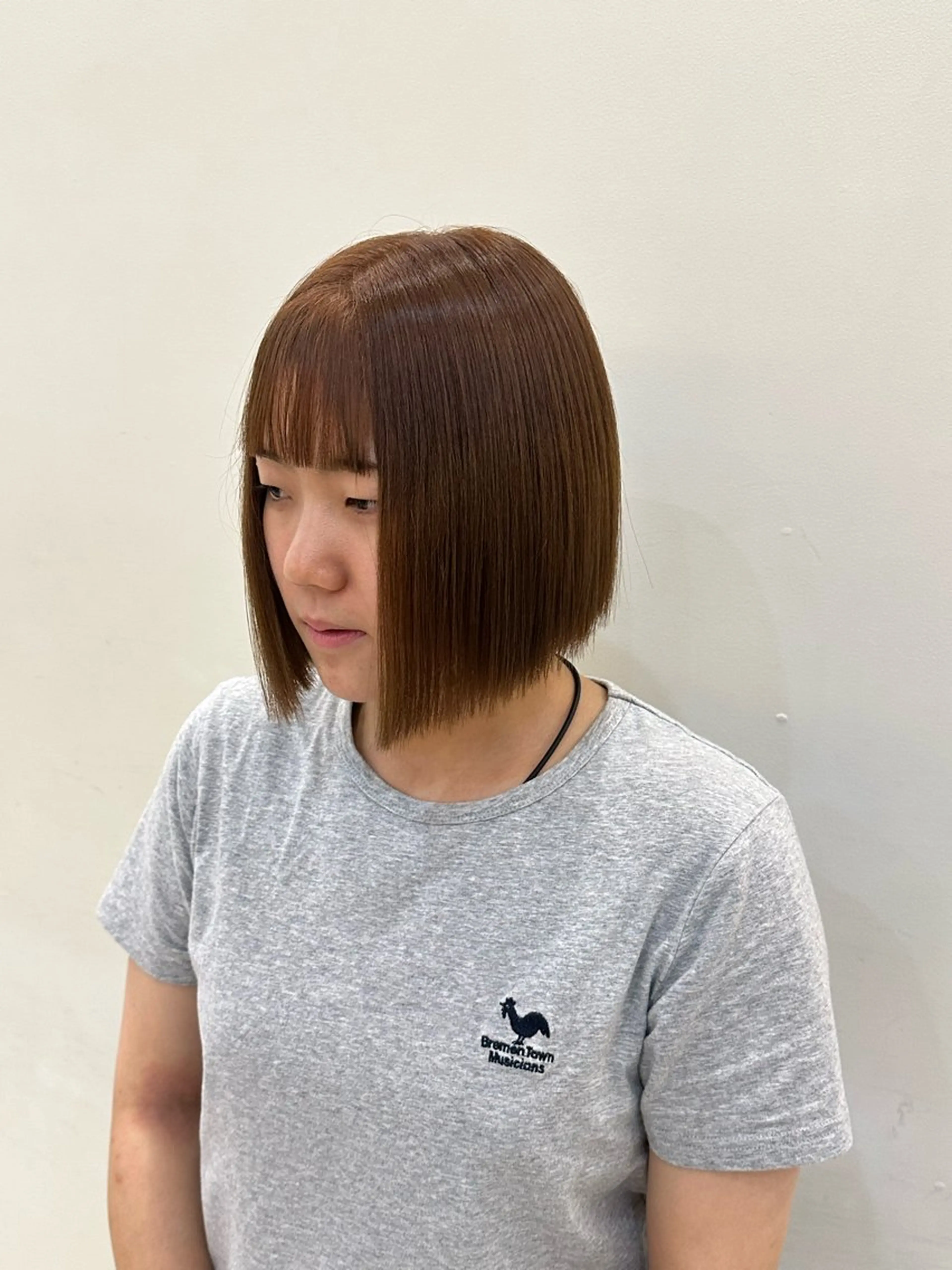 ミディアム カット ヘアカラー トリートメント Nagito/メンズ /梅田/艶カラーのヘアスタイル
