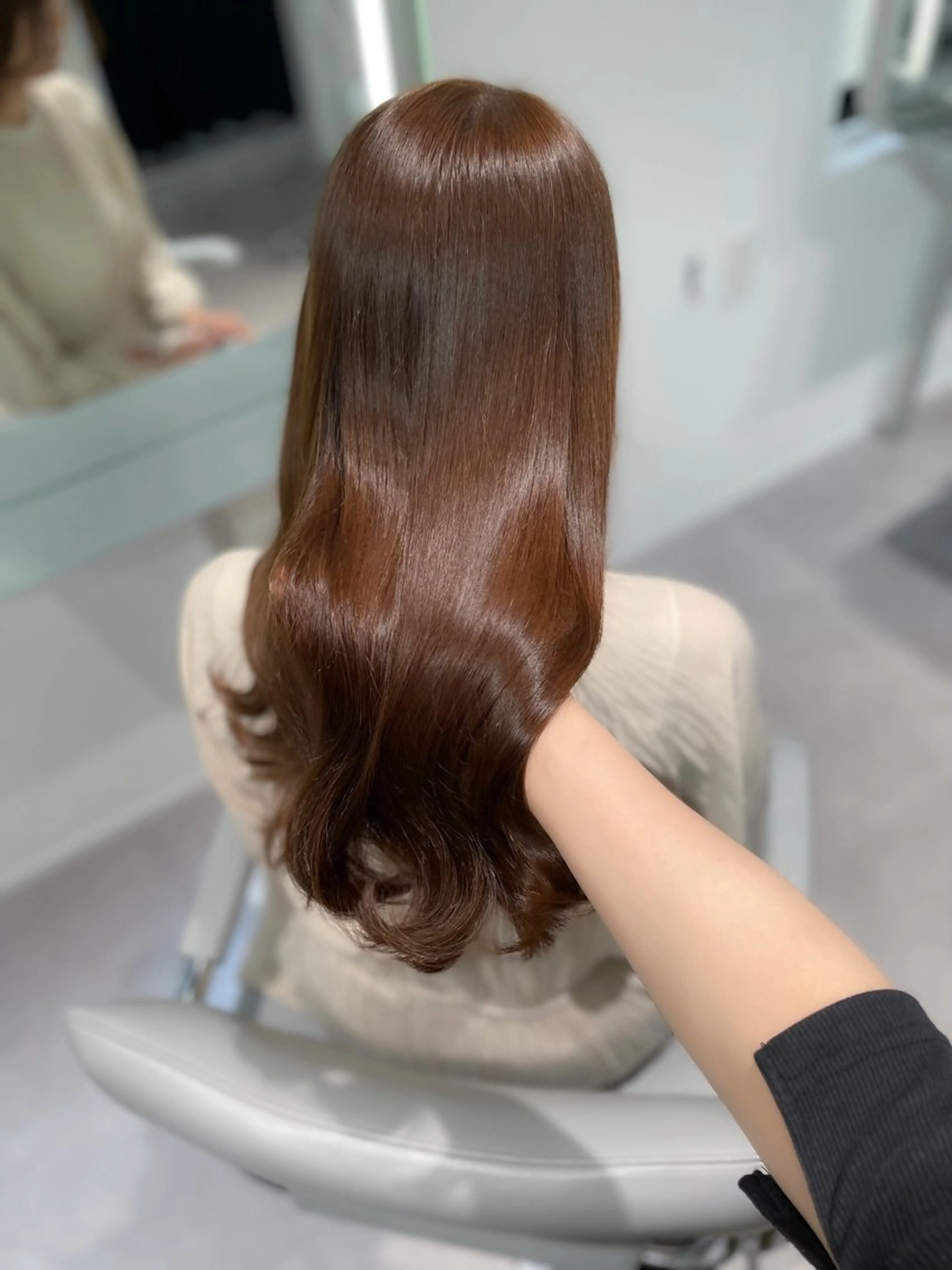 ロング ヘアセット 杏琉/透明感 カラー支持率No.1のヘアスタイル