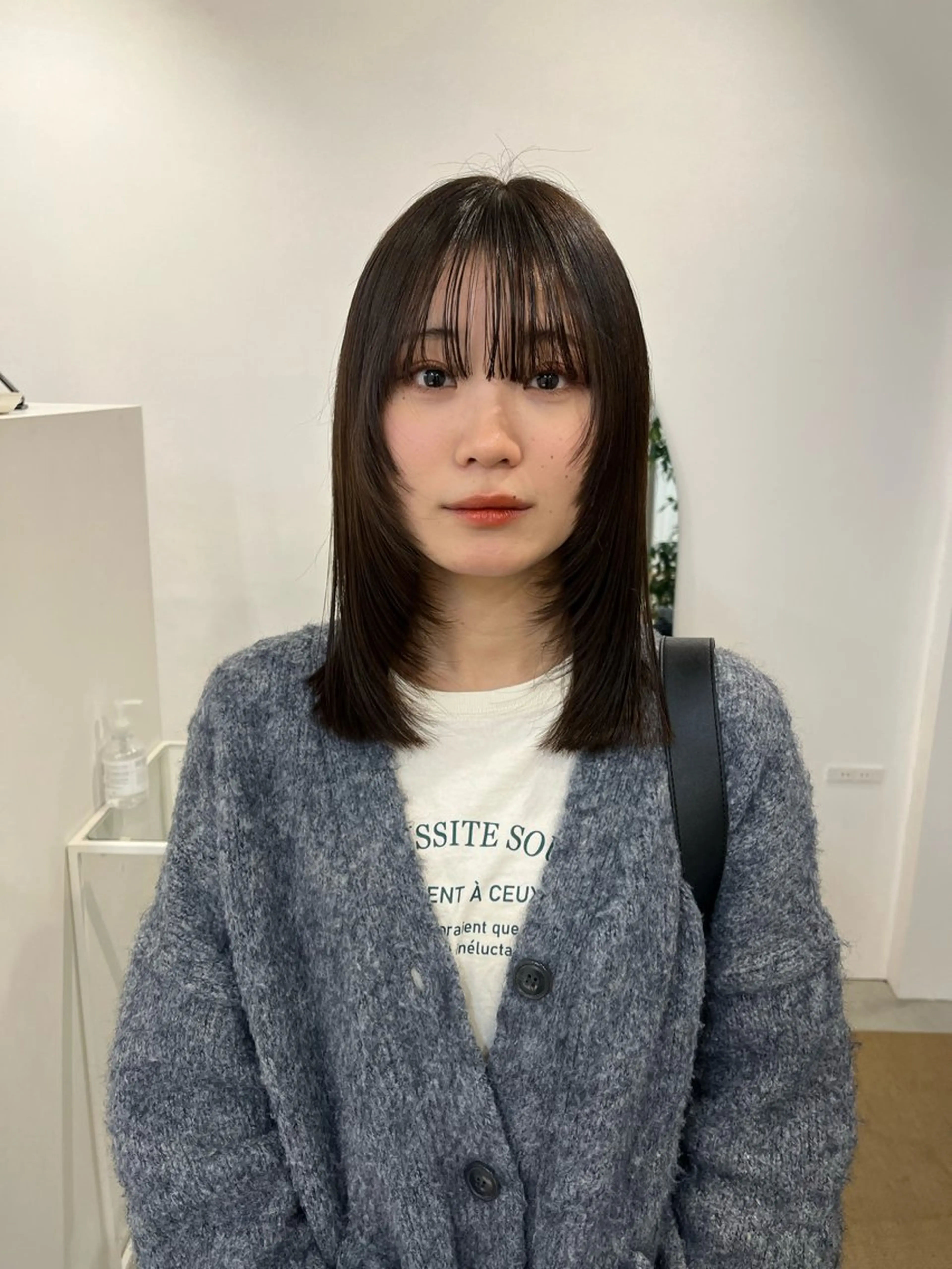 ミディアム レイヤーカット fit　stand所属・ハルカ/ fit standのヘアスタイル