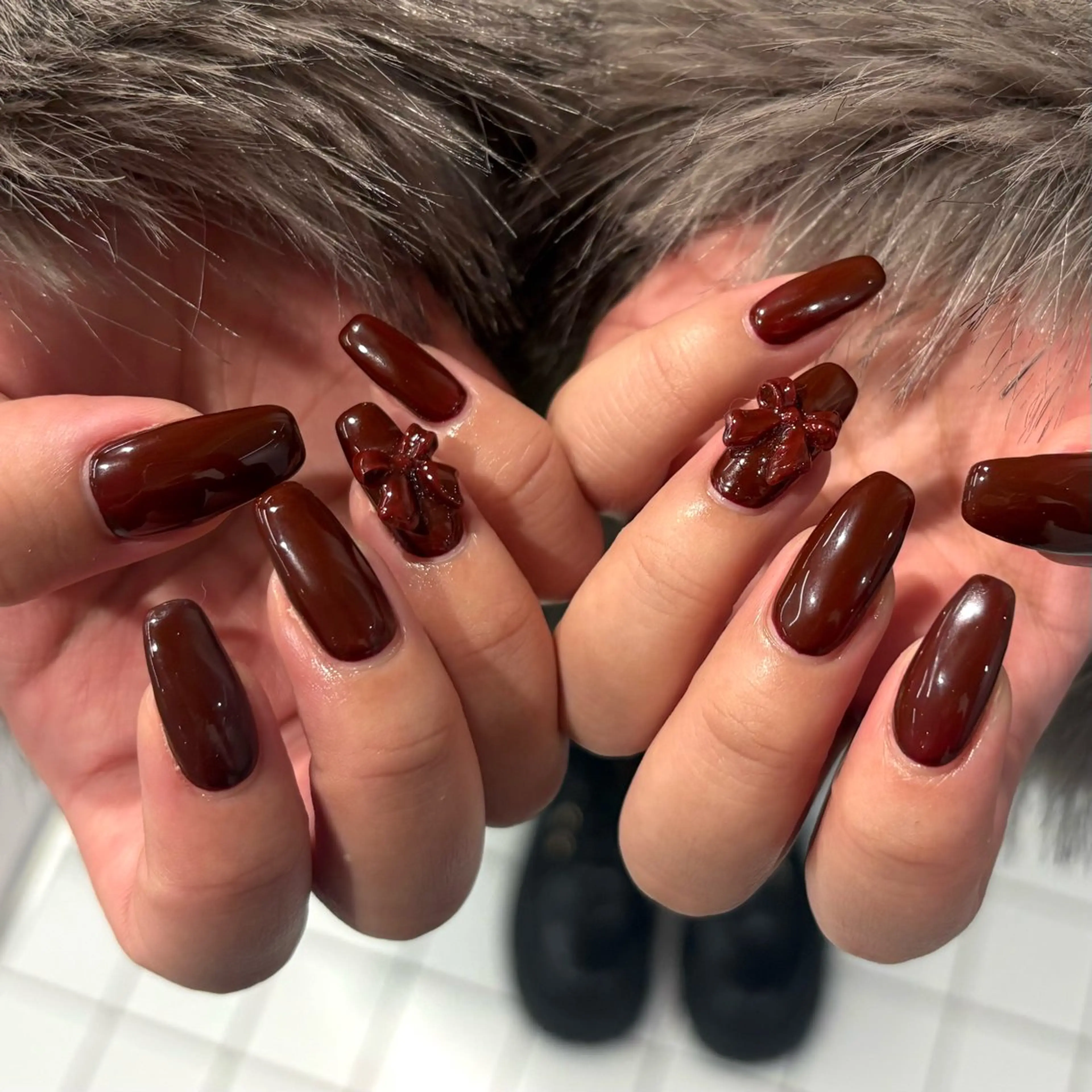 ネイル ジェルネイル ニュアンスネイル ハンドネイル eight横浜🧸 kumabeのネイルデザイン