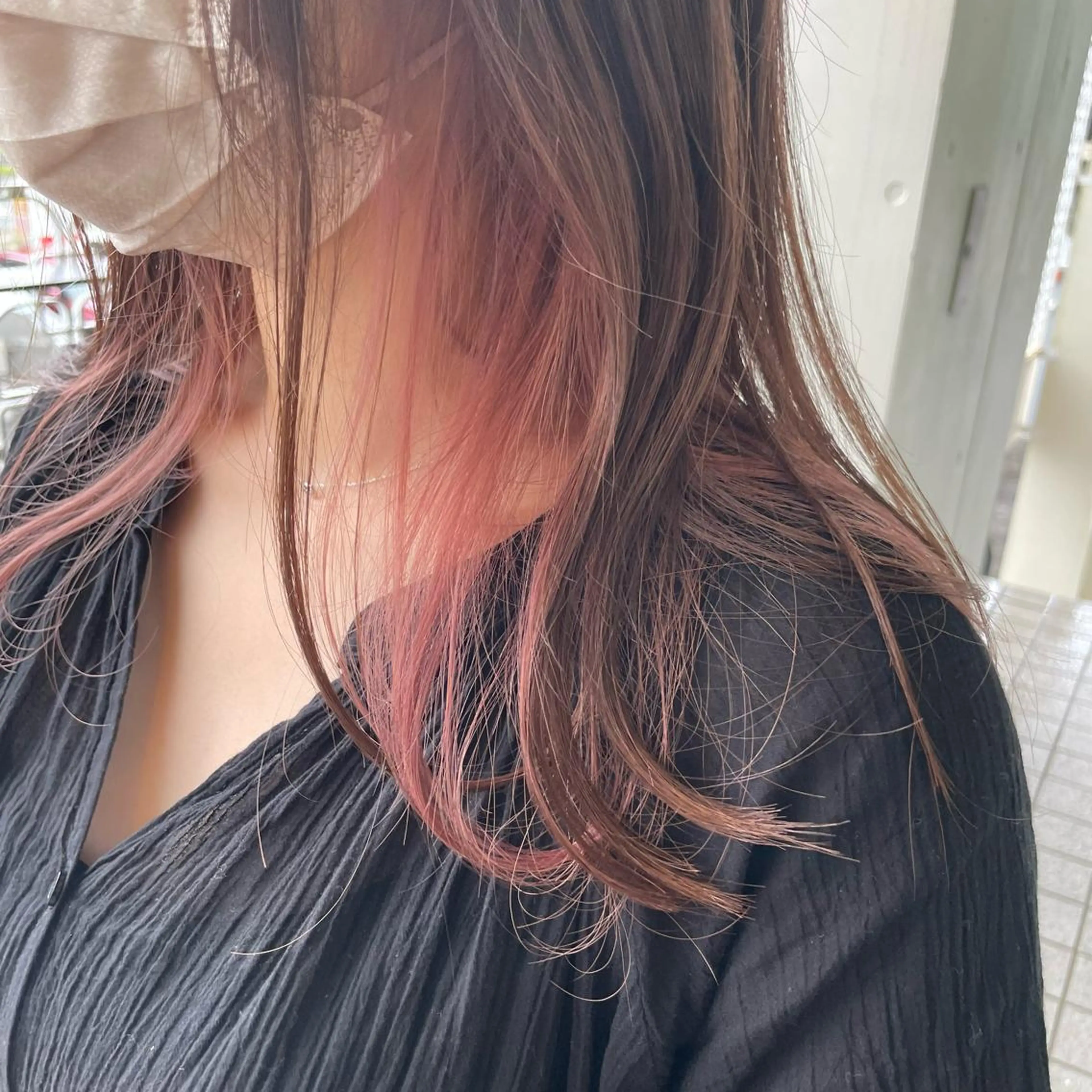 セミロング カット ヘアカラー トリートメント 艶髪/巻ける縮毛矯正 /髪質改善naoのヘアスタイル