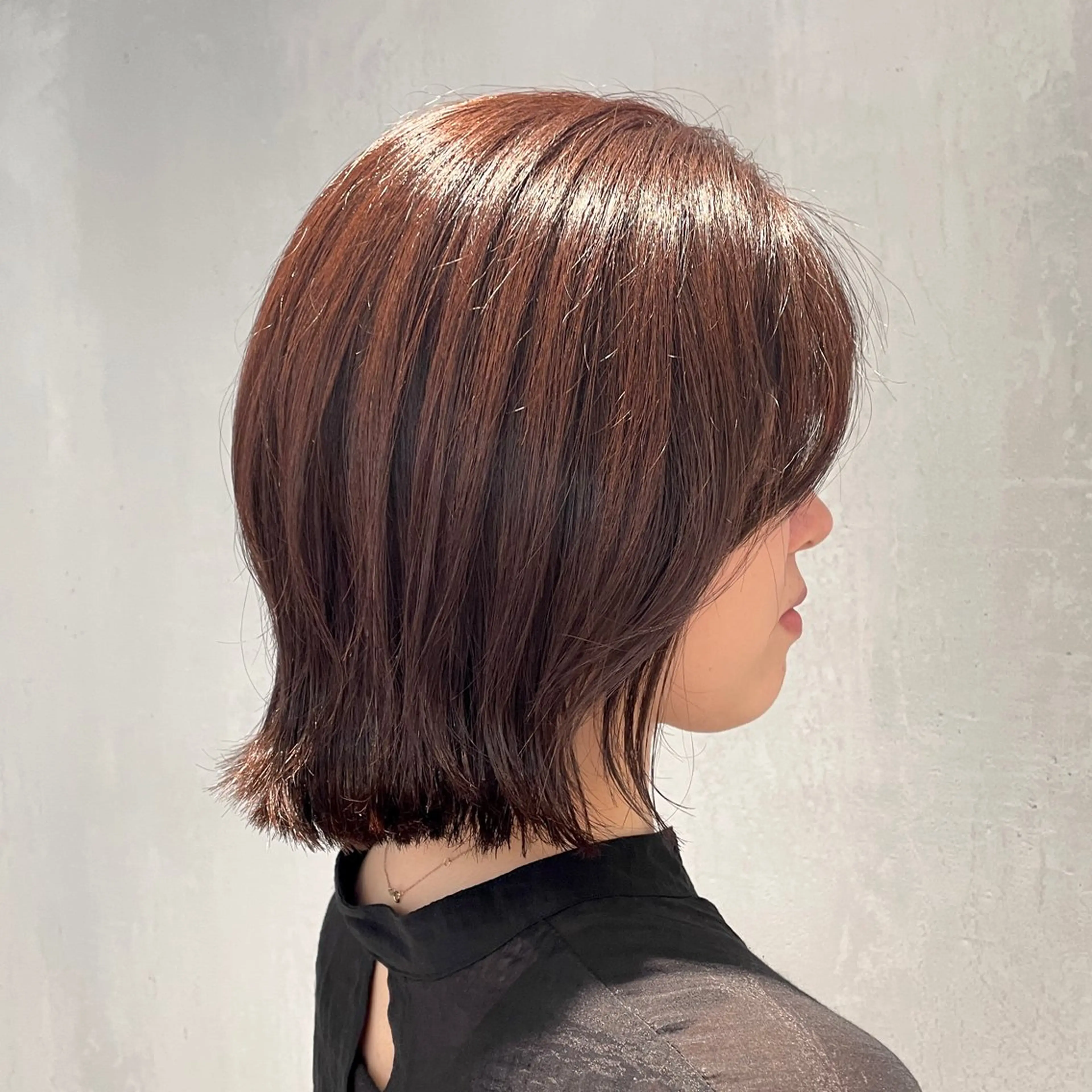 ミディアム カラー 透明感カラー カット ヘアカラー DX SHARE SALON所属・matka白髪ぼかし 大人ヘア/KEIKOのヘアスタイル