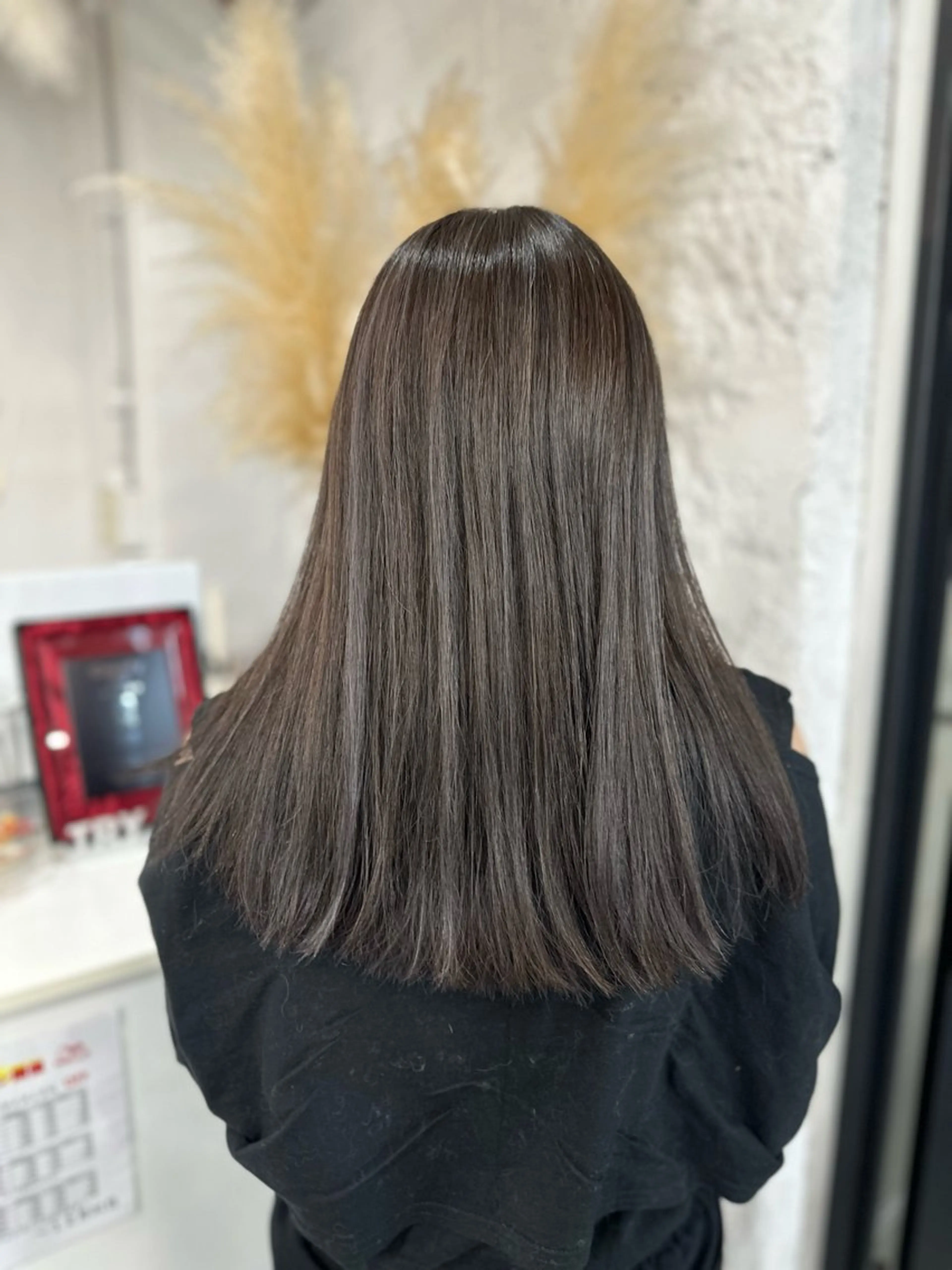 セミロング カラー ヘアアレンジ ヘアカラー トリートメント 久米 治仁のヘアスタイル